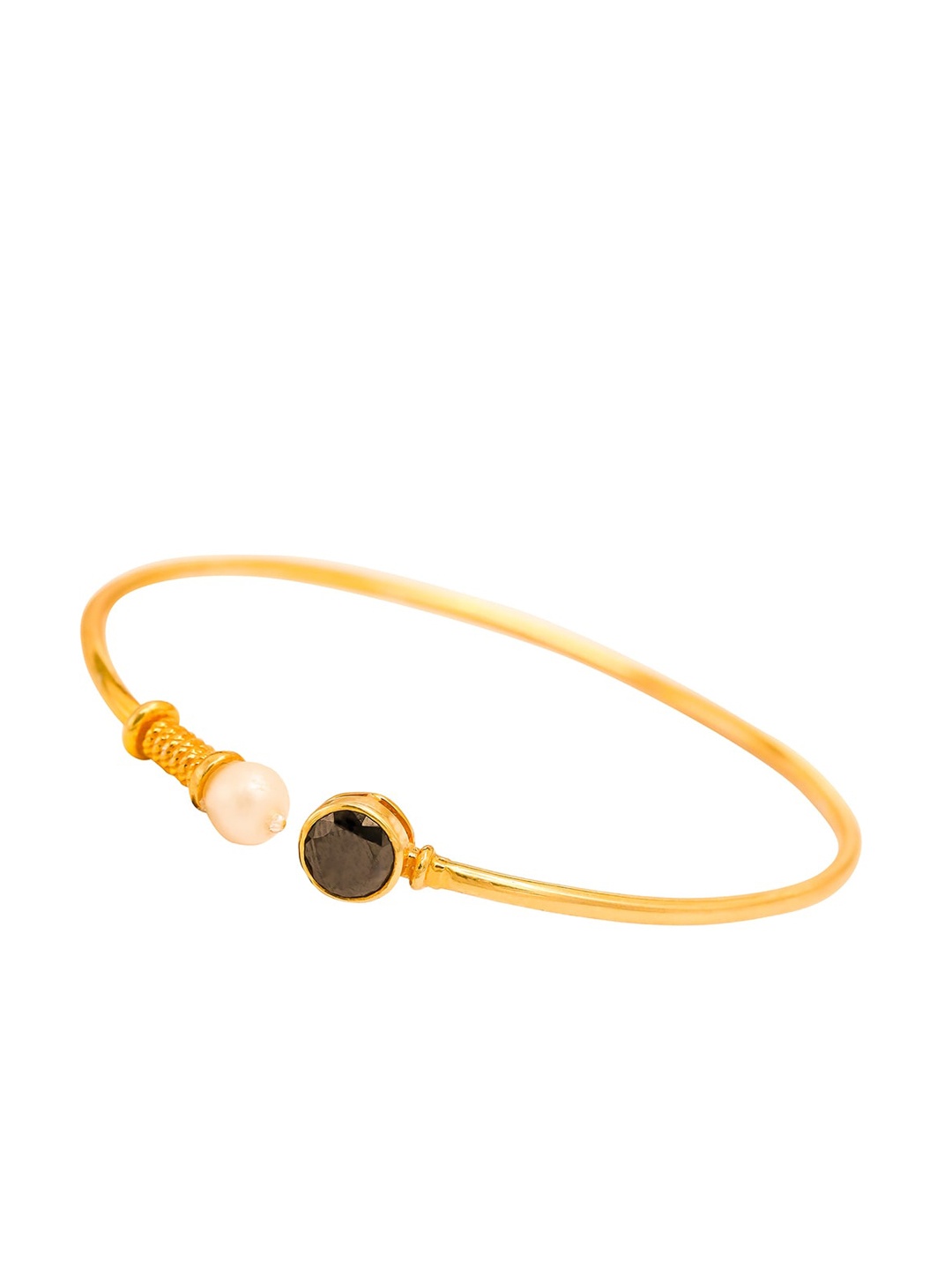 

Unniyarcha 92.5 Silver Gold-Plated Bangle