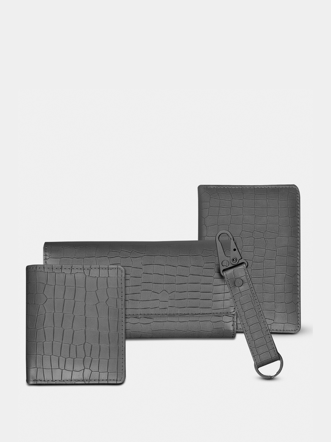 

The Wallet Store Men Accessory Gift Set, Grey