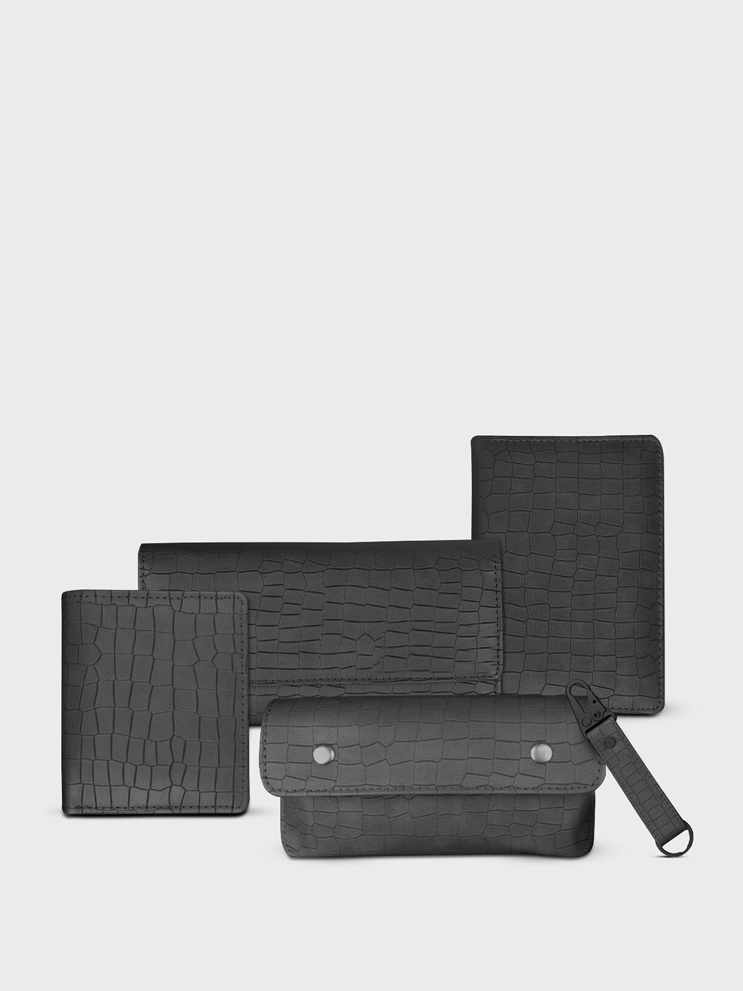 

The Wallet Store Men Accessory Gift Set, Grey