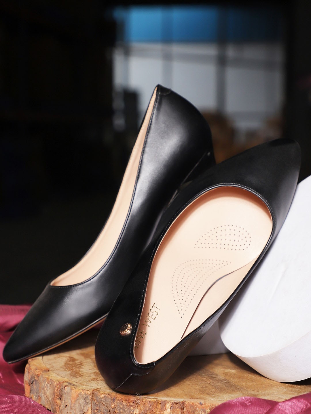 

Nine West Kitten Heeled Pumps, Black