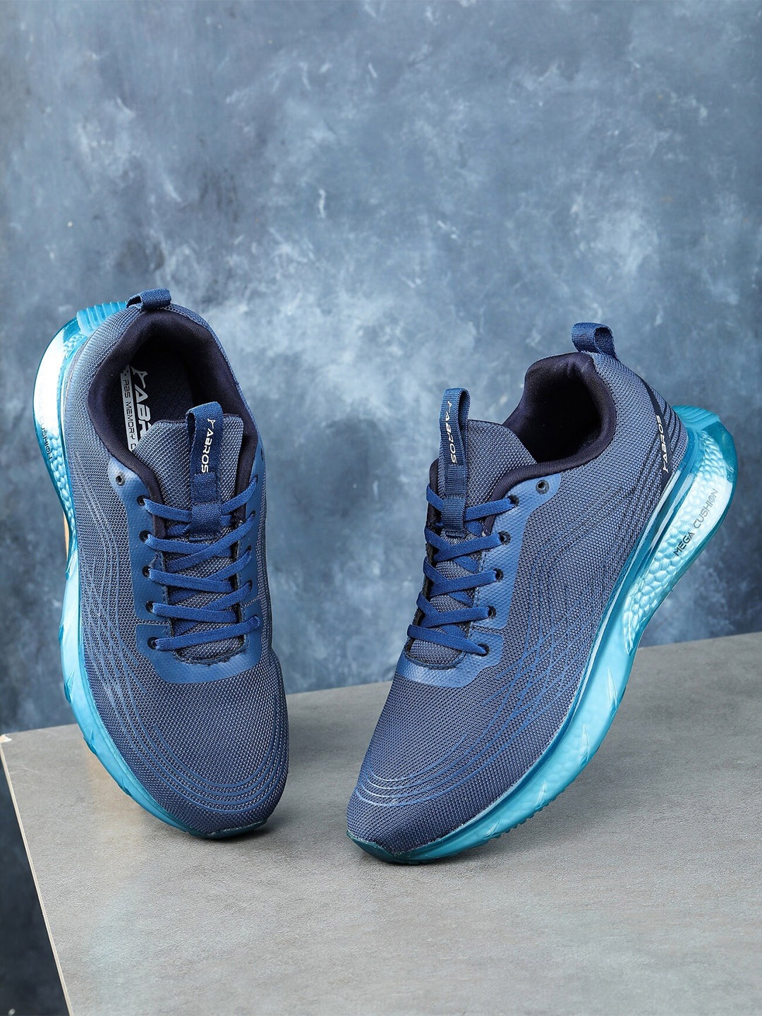 

ABROS Men Running Shoes, Blue