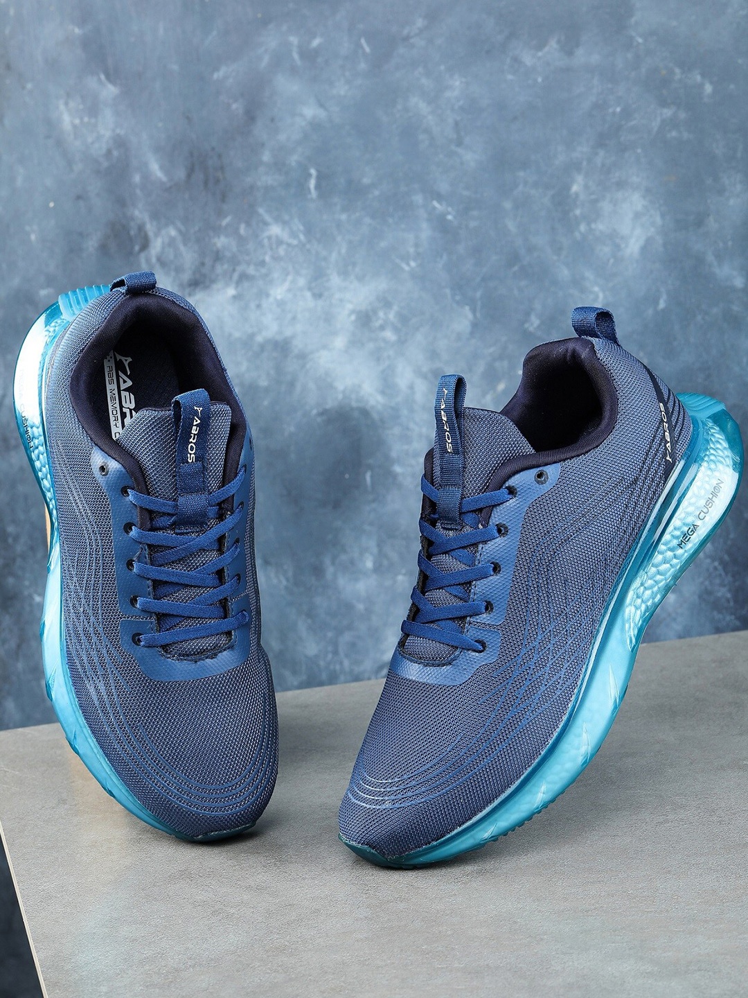 

ABROS Men Running Shoes, Blue