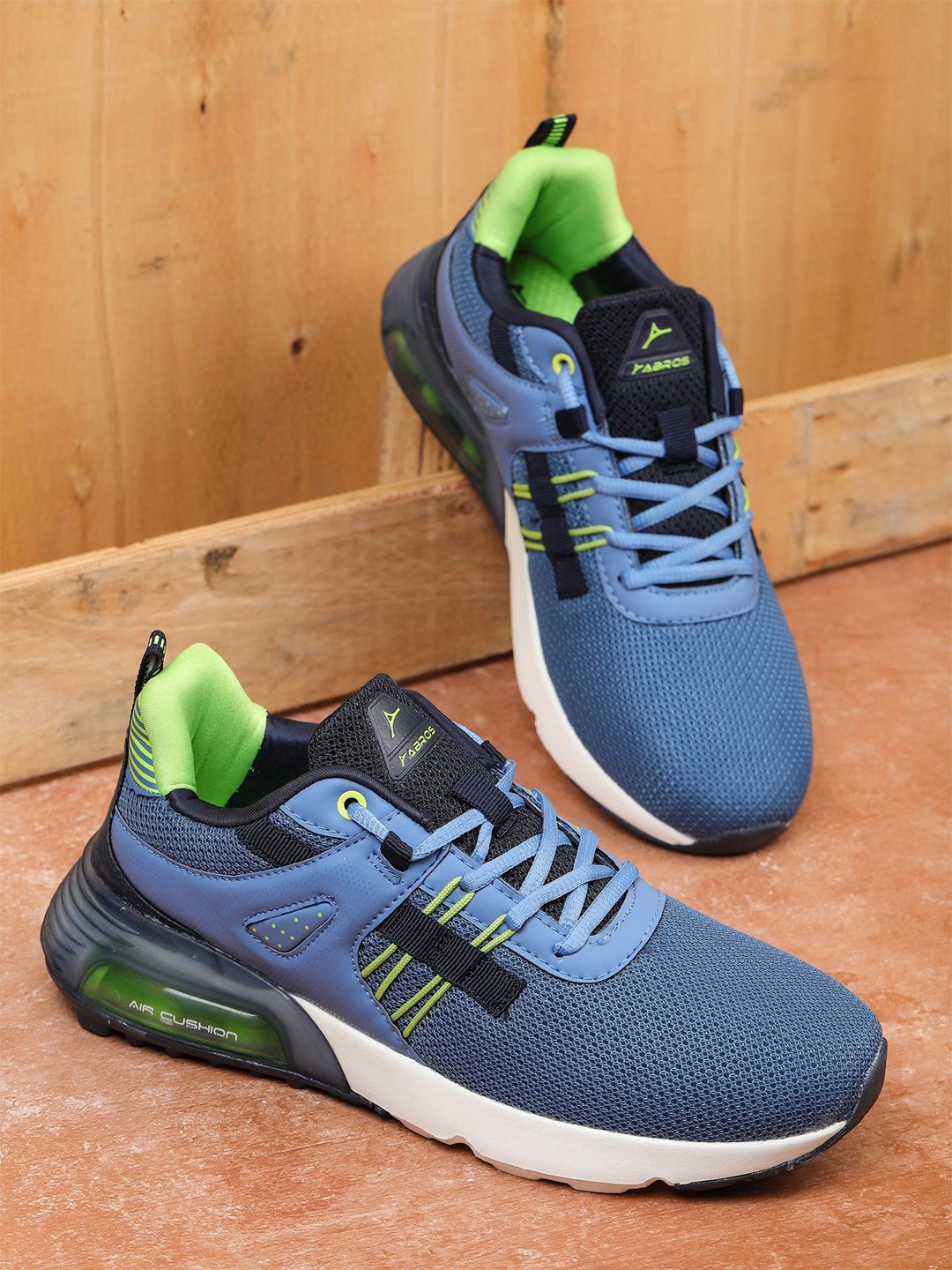 

ABROS Men Running Shoes, Blue