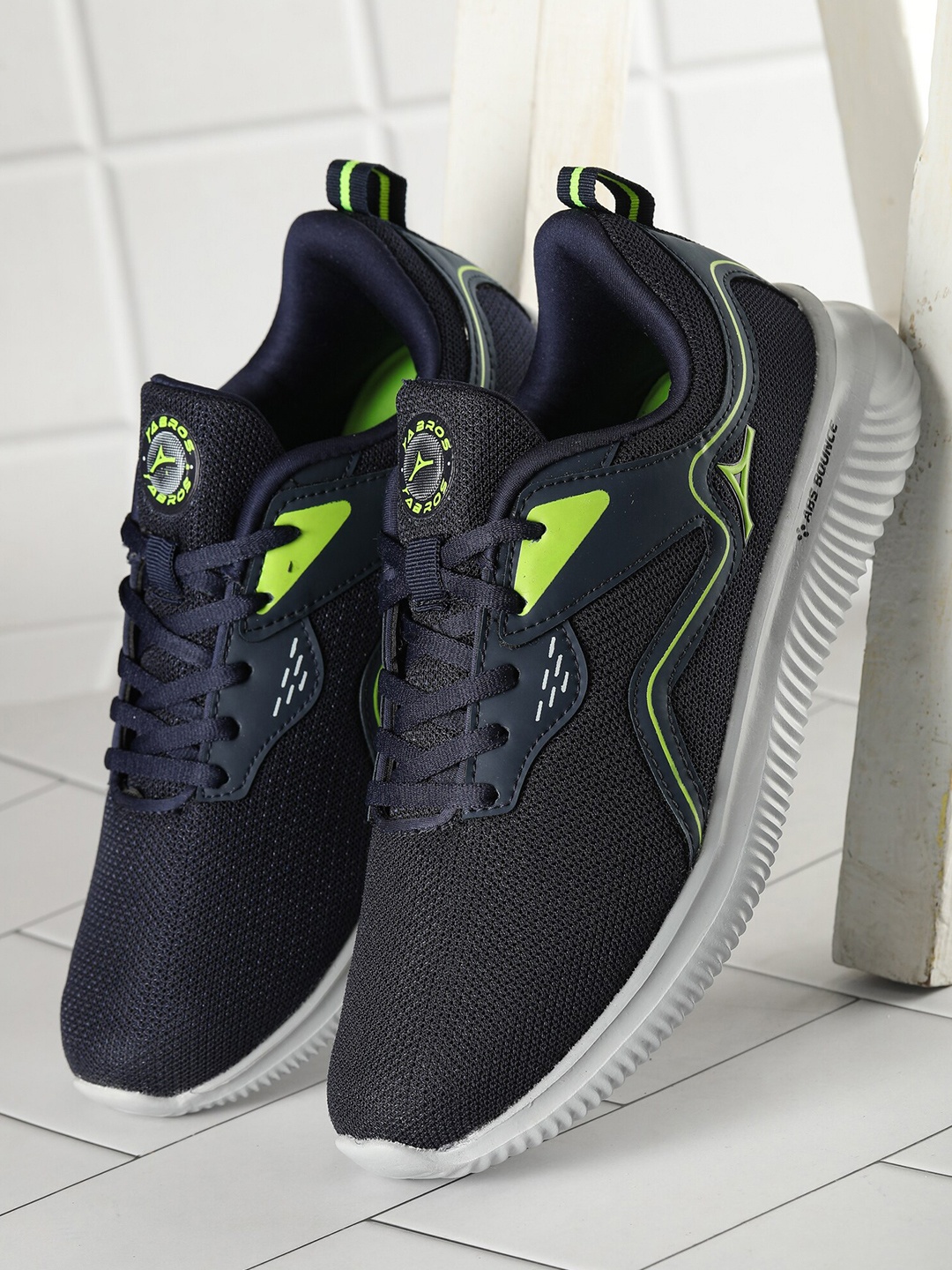 

ABROS Men Running Shoes, Navy blue