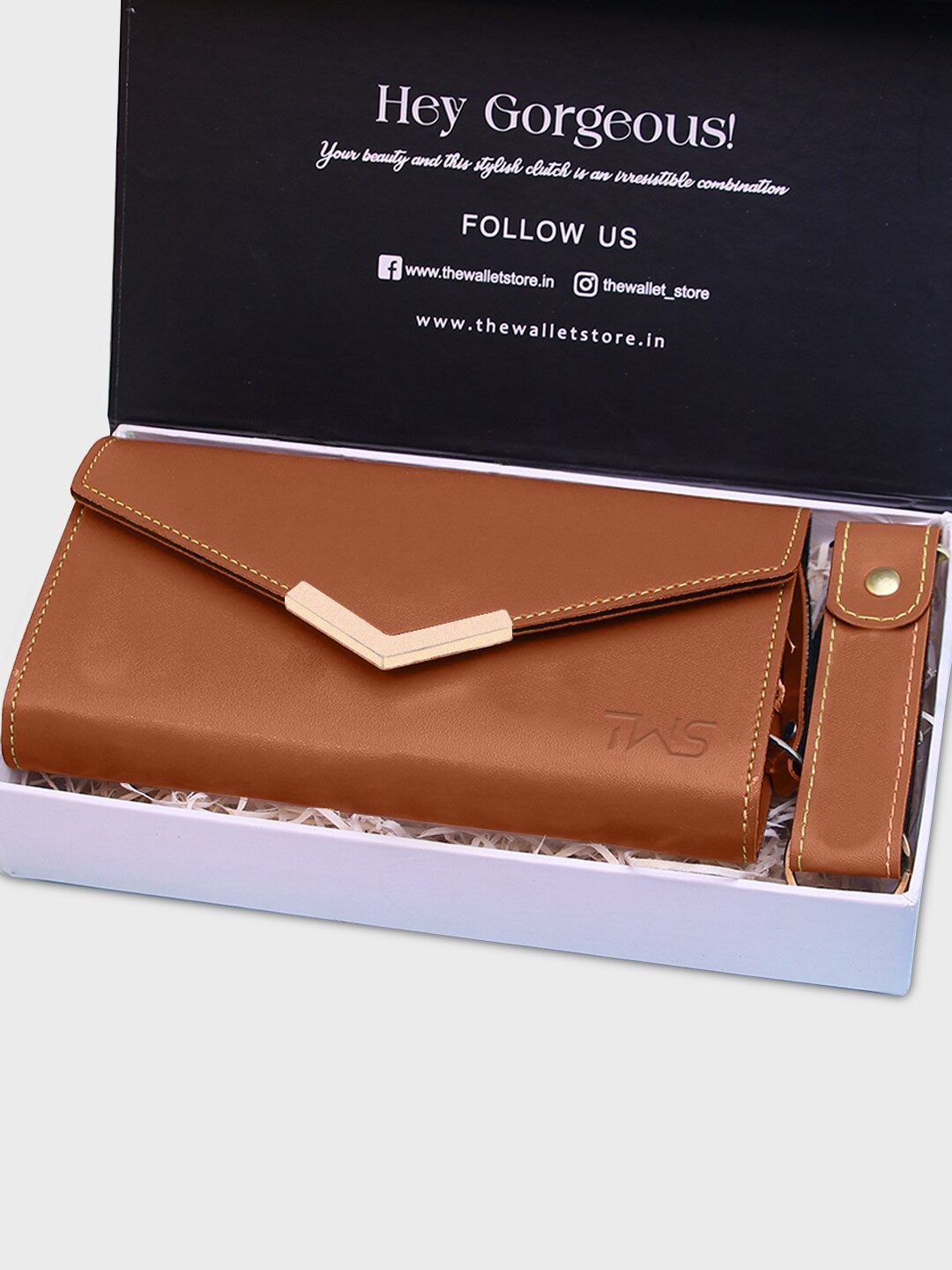 

The Wallet Store Unisex Accessory Gift Set, Tan