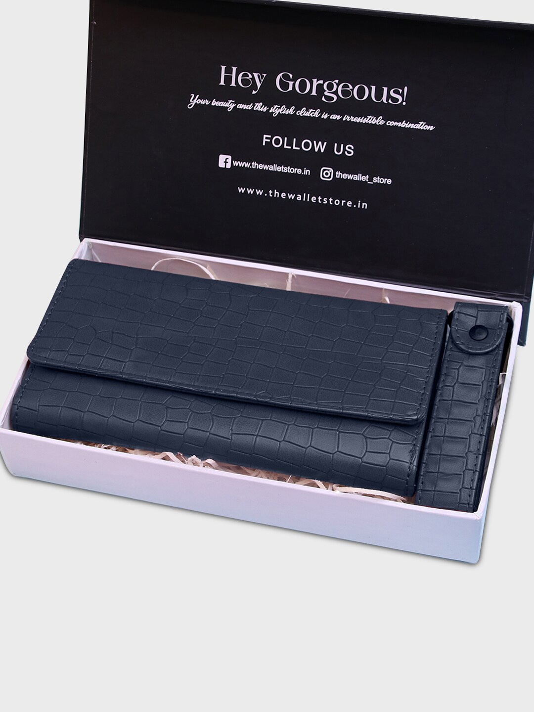 

The Wallet Store Unisex Accessory Gift Set, Blue