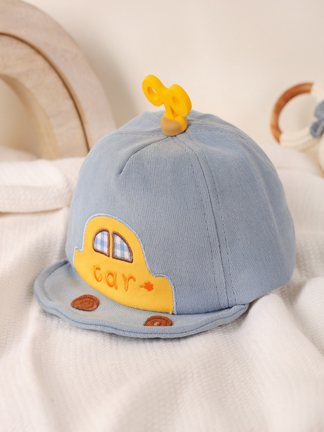 

KICKS & CRAWL Kids Embroidered Cotton Baseball Cap, Blue