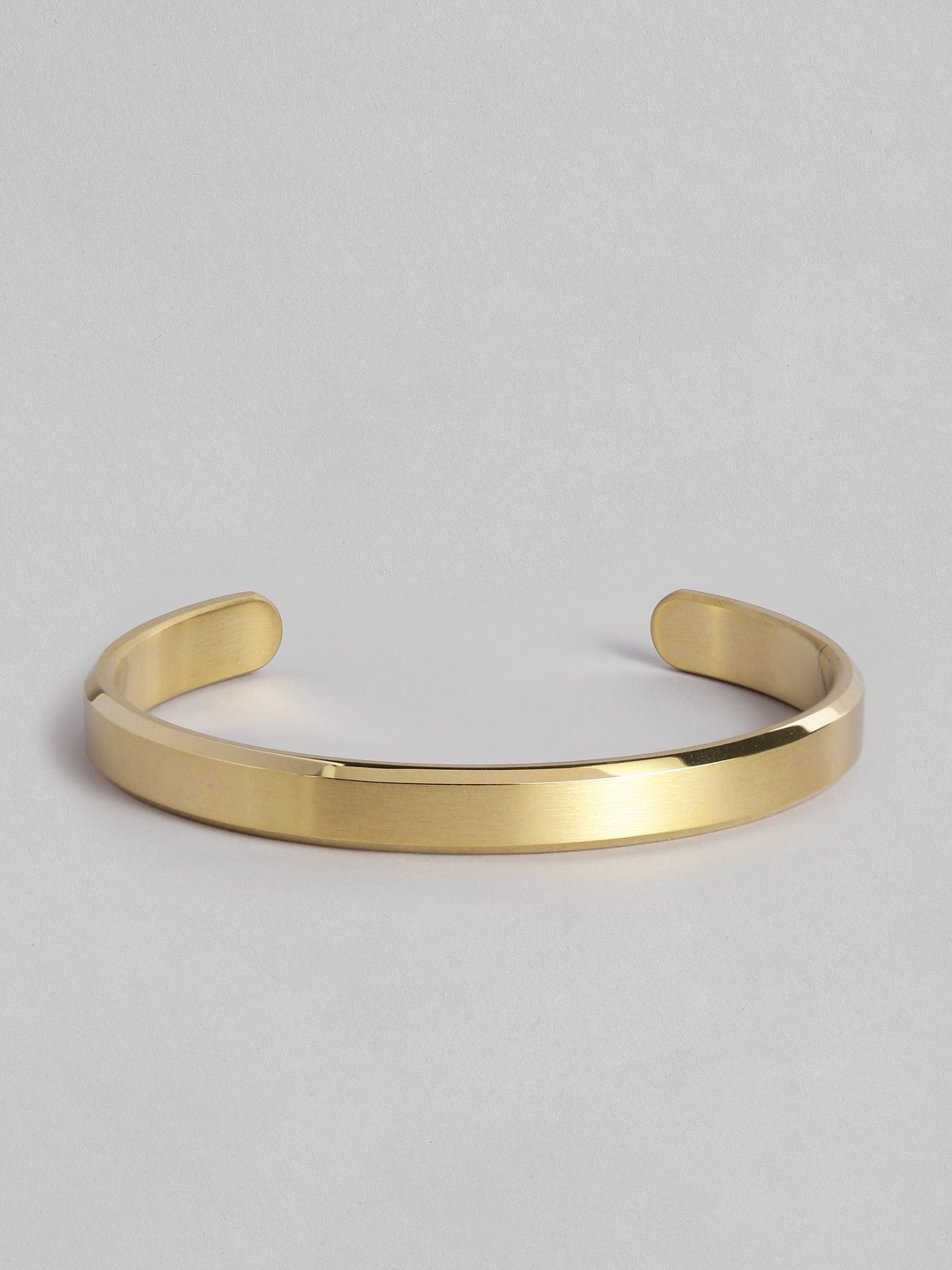 

MVMT Men Craftsman Brass-Plated Cuff Bracelet, Gold