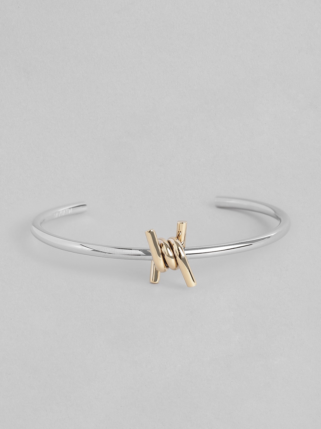 

MVMT Women Brass-Plated Cuff Bracelet, Silver
