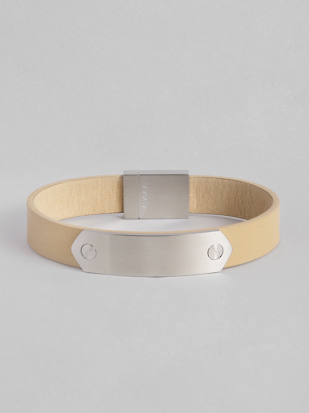

MVMT Men Leather Wraparound Bracelet, Tan