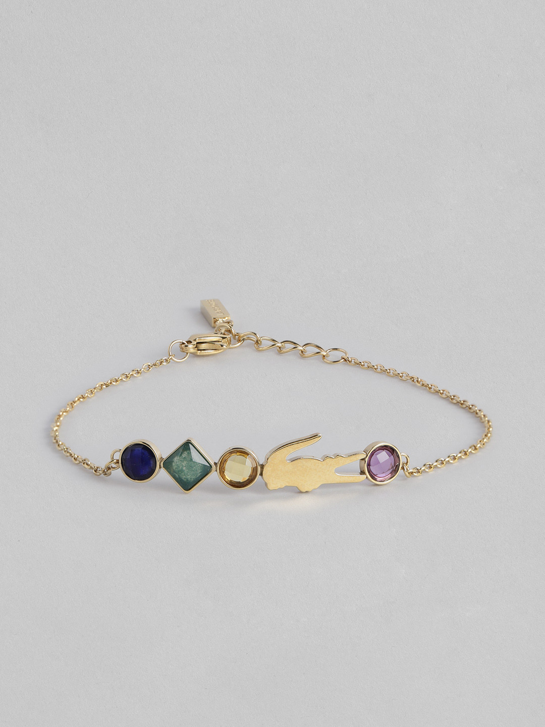 

Lacoste Women Deva Brass-Plated Link Bracelet, Multi