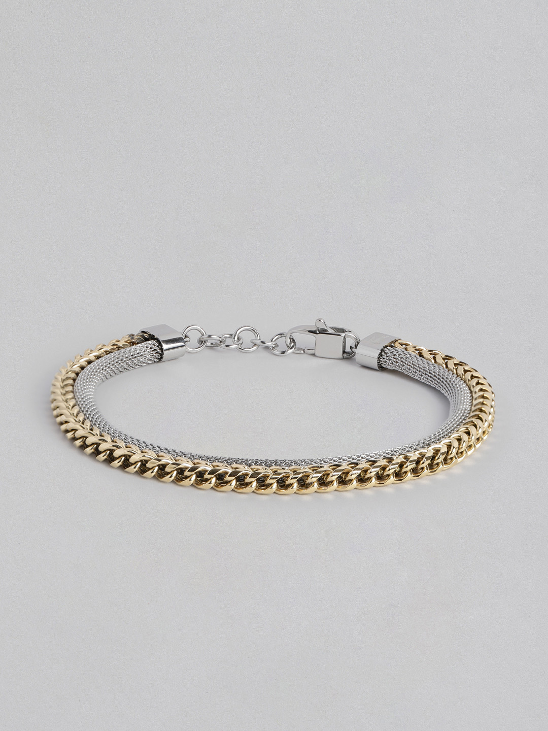 

Lacoste Men Brass-Plated Multistrand Bracelet, Gold