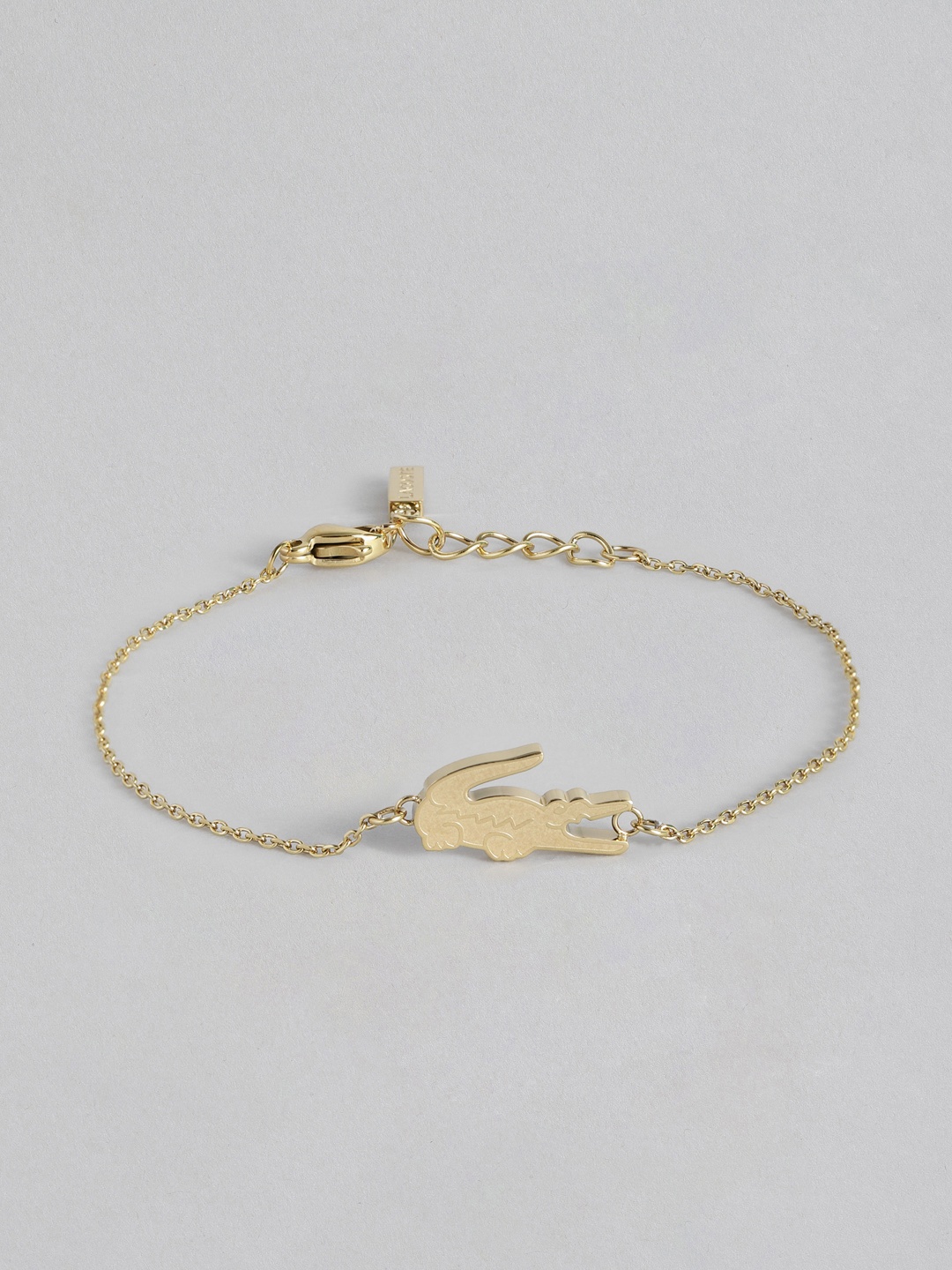 

Lacoste Women Brass-Plated Link Bracelet, Gold