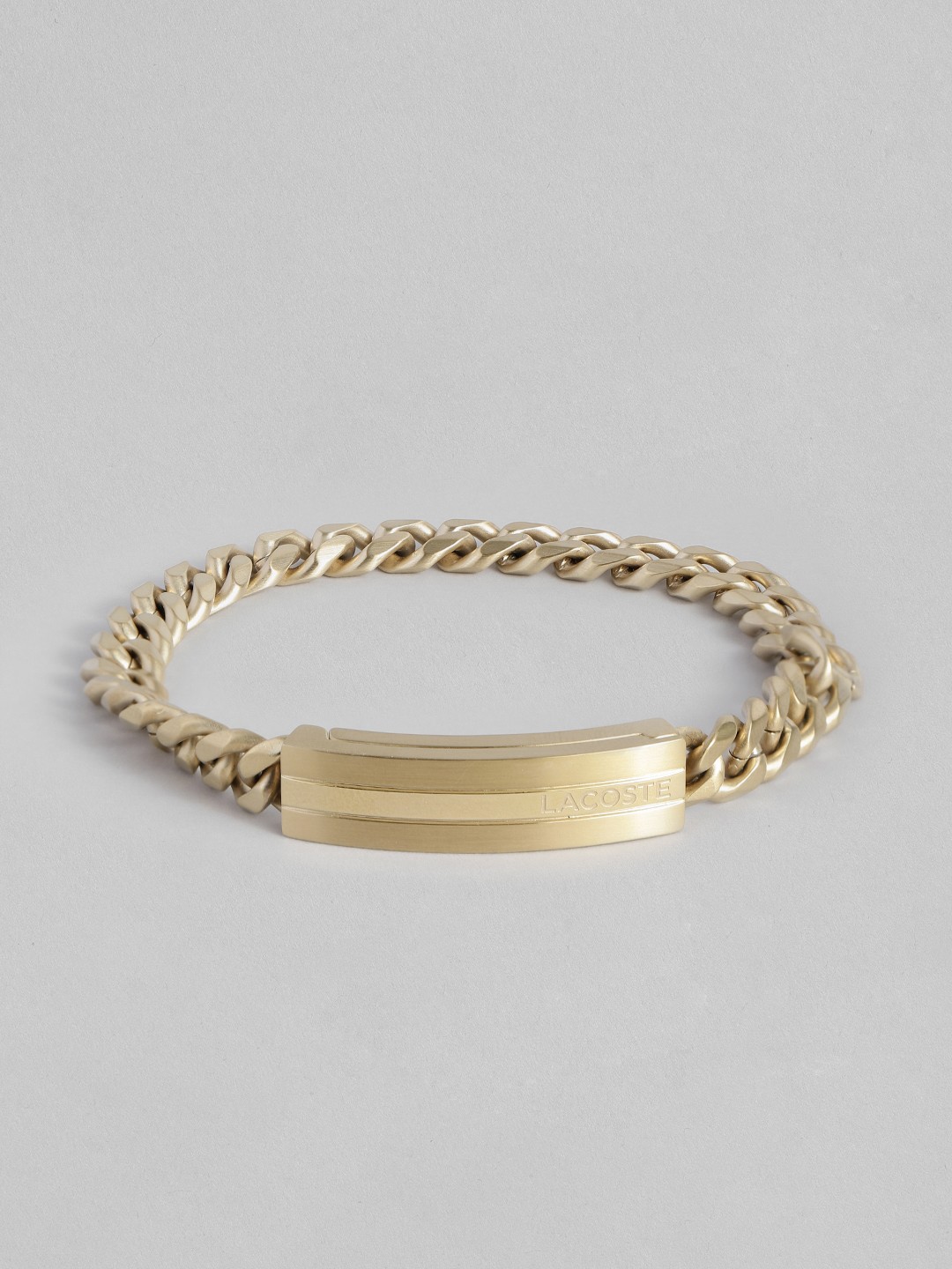 

Lacoste Men Brass-Plated Link Bracelet, Gold