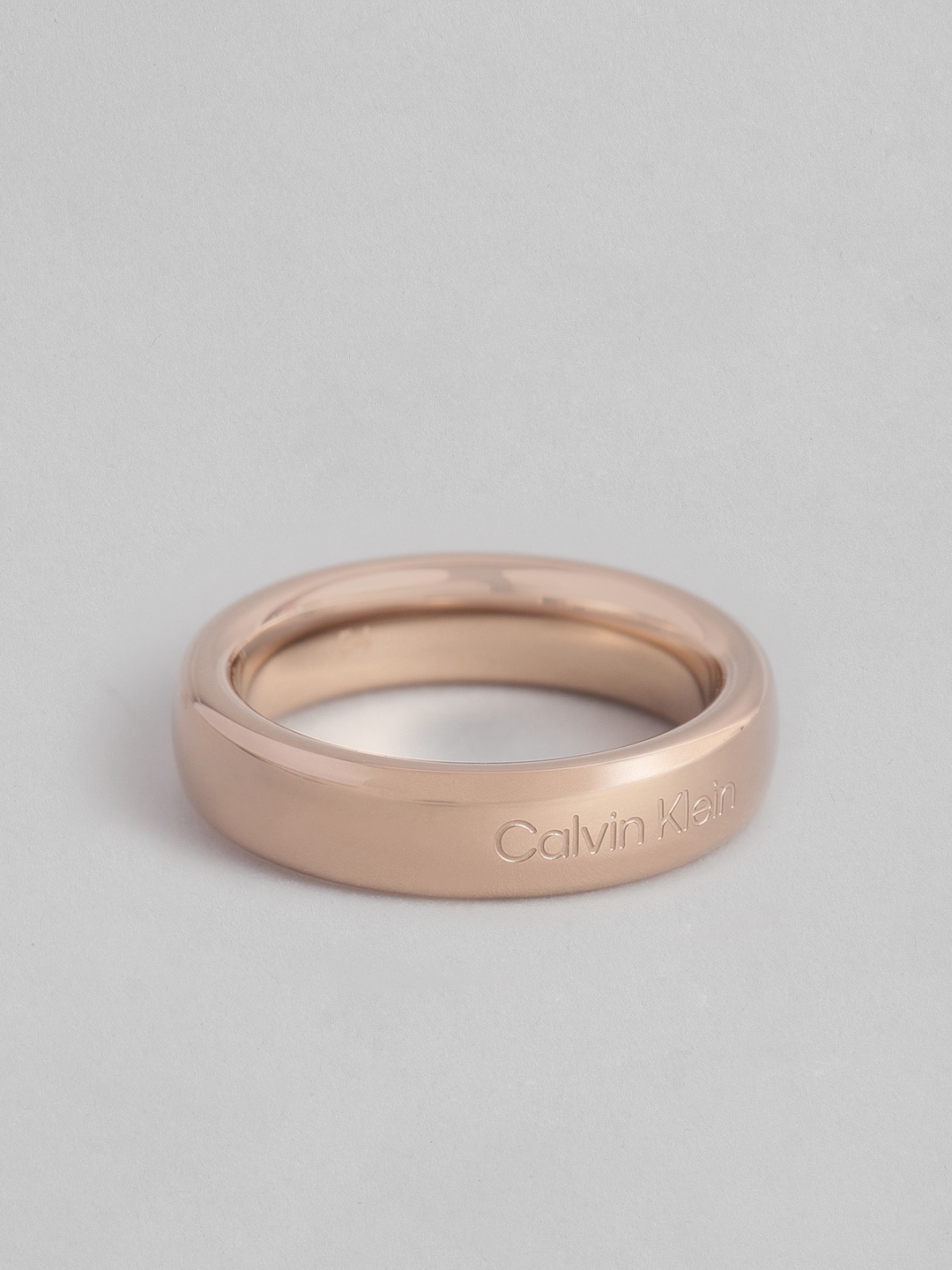 

Calvin Klein Brass-Plated Finger Ring, Rose gold