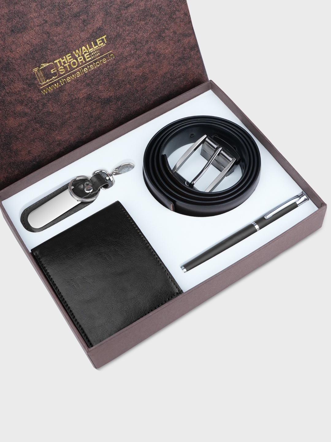 

The Wallet Store Men Accessory Gift Set, Black