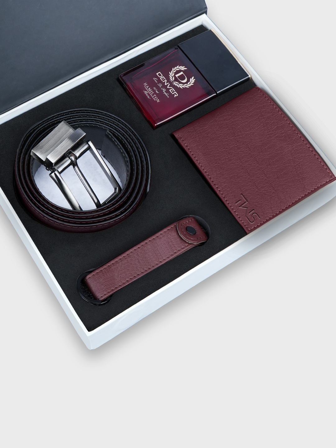 

The Wallet Store Men Accessory Gift Set of, Brown