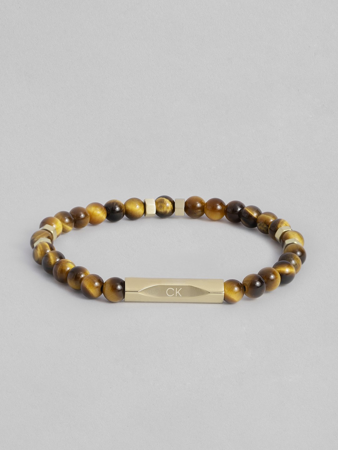 

Calvin Klein Men Brass-Plated Stainless Steel Bangle-Style Bracelet, Multi