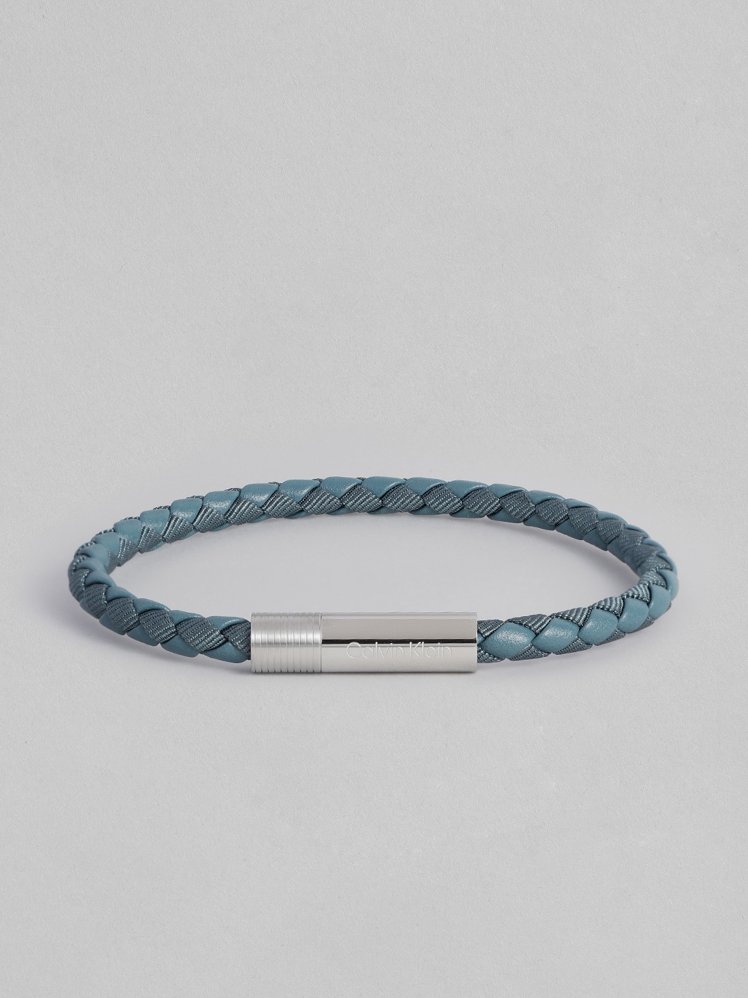 

Calvin Klein Men Leather Wraparound Bracelet, Blue