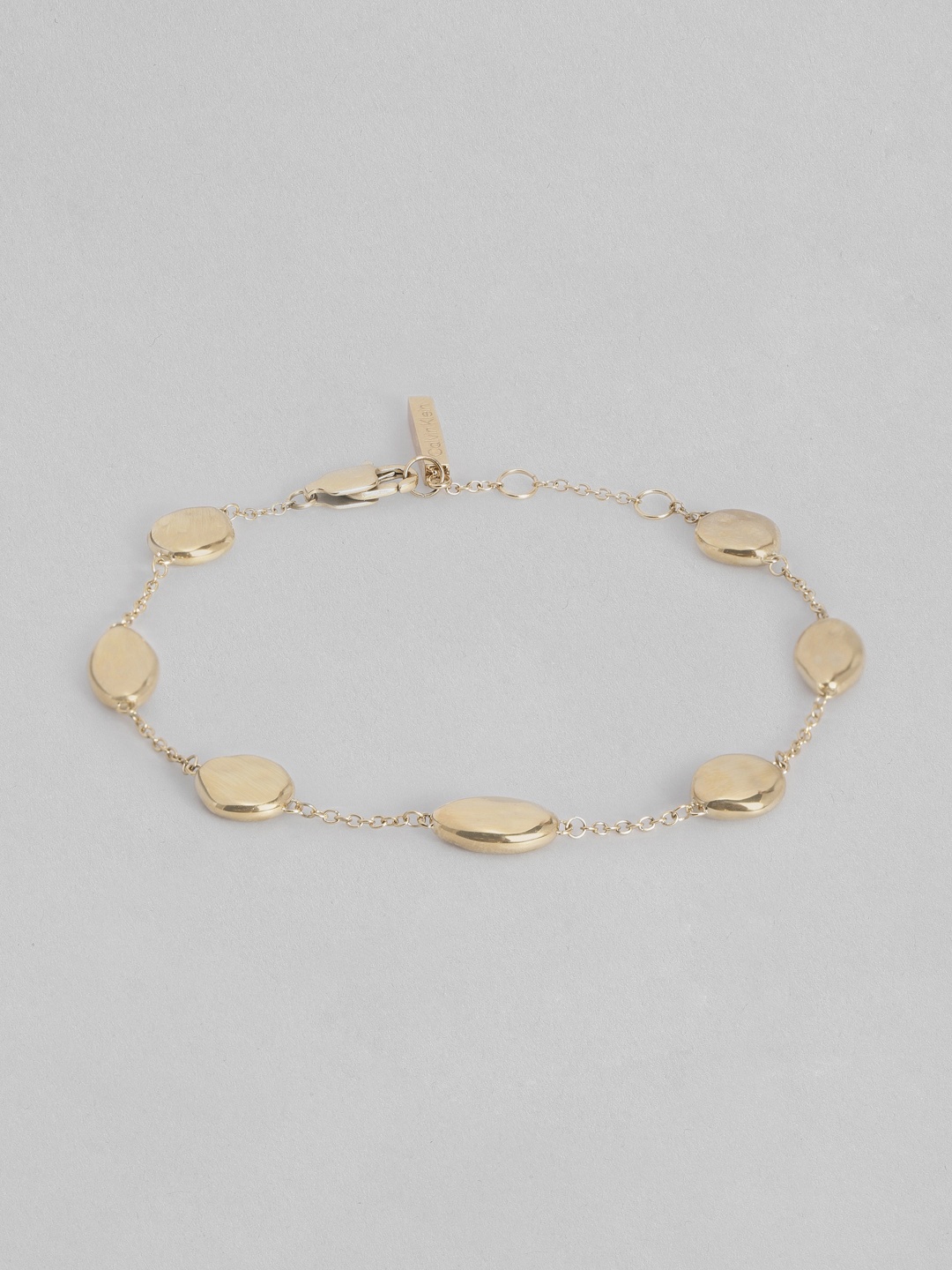 

Calvin Klein Women Brass-Plated Charm Bracelet, Gold