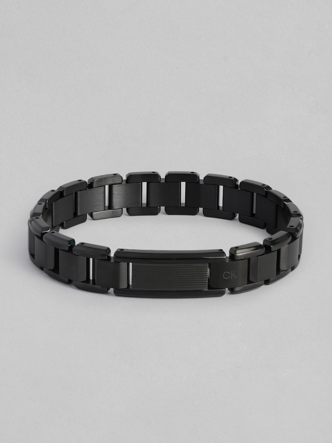 

Calvin Klein Men Brass-Plated Stainless Steel Wraparound Bracelet, Black