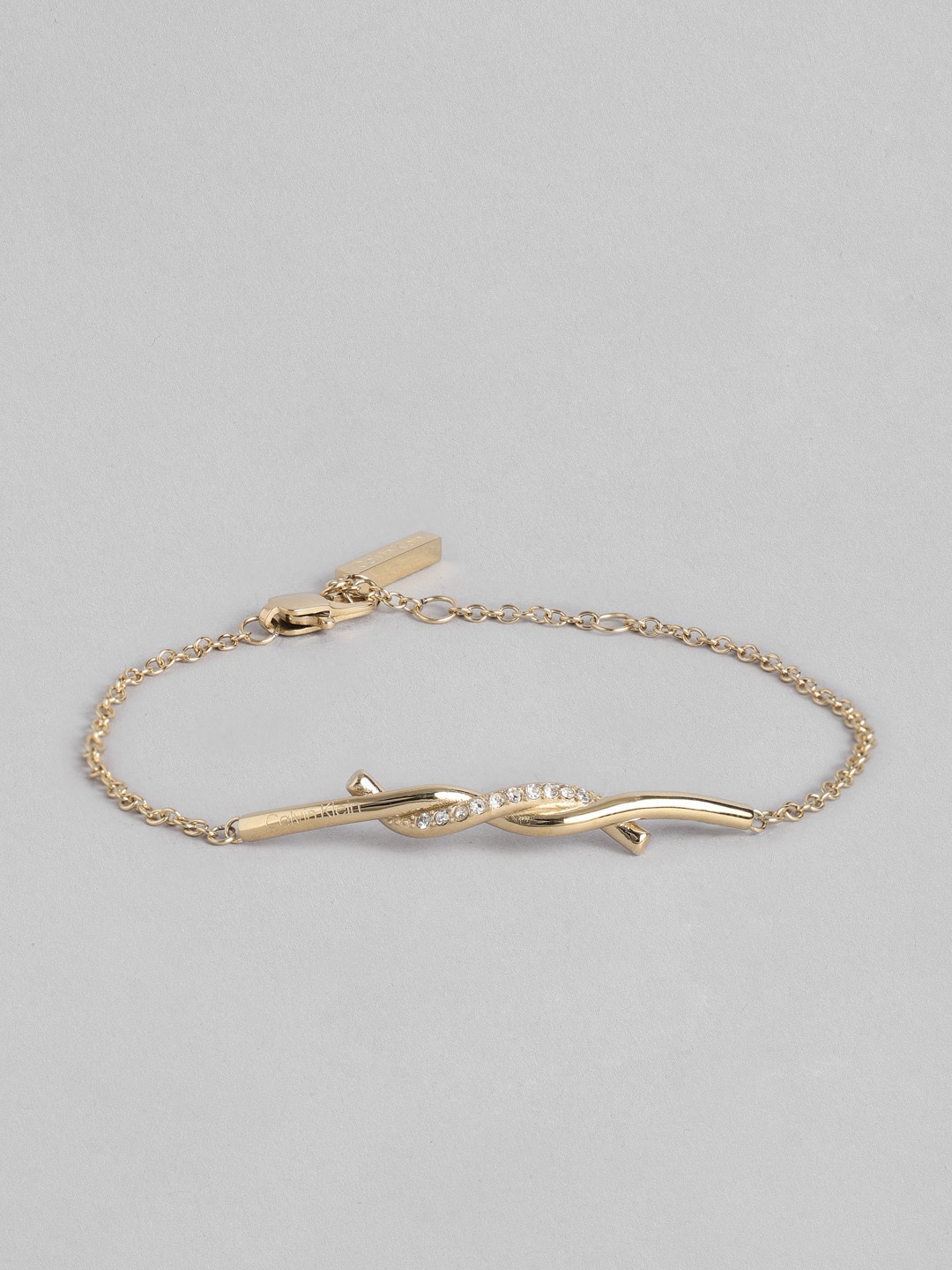 

Calvin Klein Women Brass-Plated Bracelet, Gold