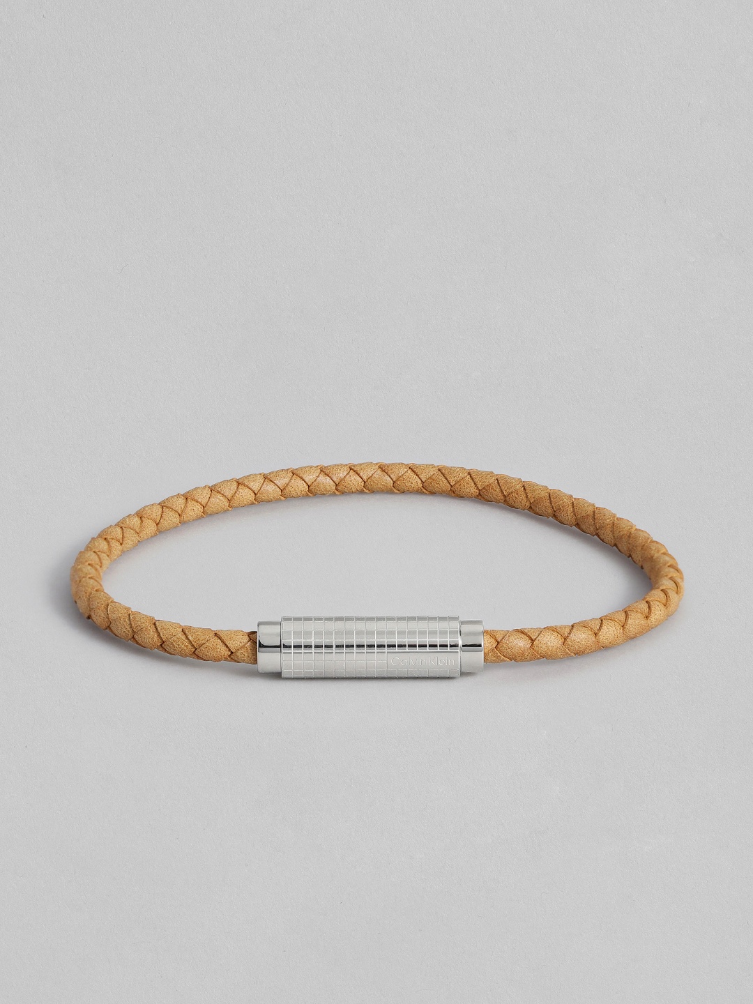 

Calvin Klein Men Modern Grid Leather Wraparound Bracelet, Brown
