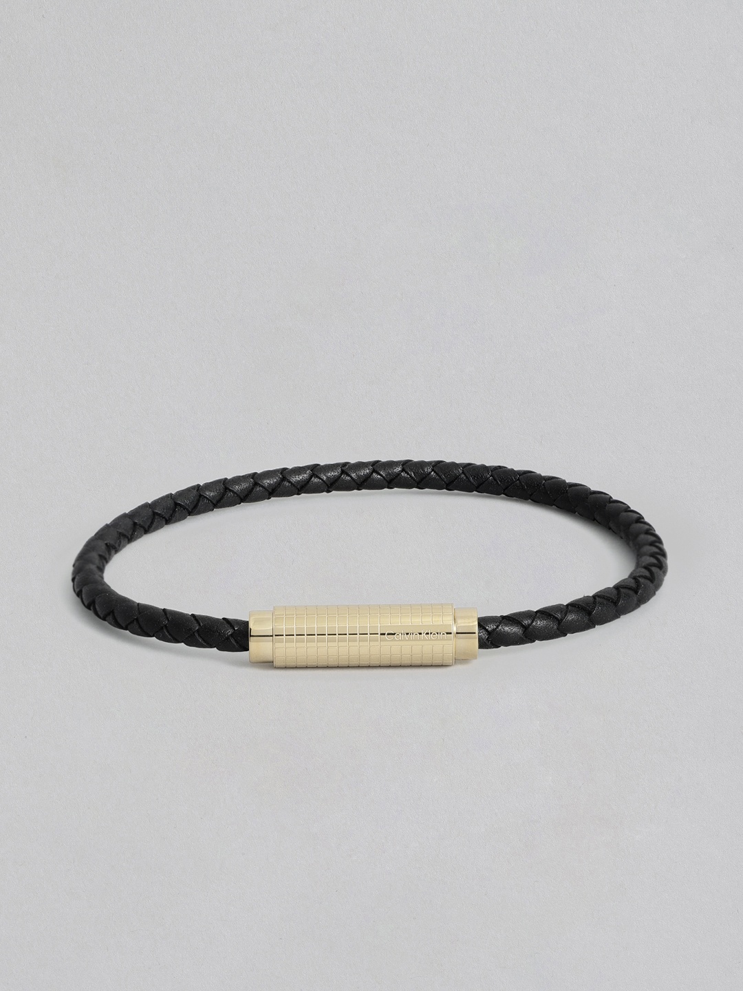 

Calvin Klein Men Leather Wraparound Bracelet, Black