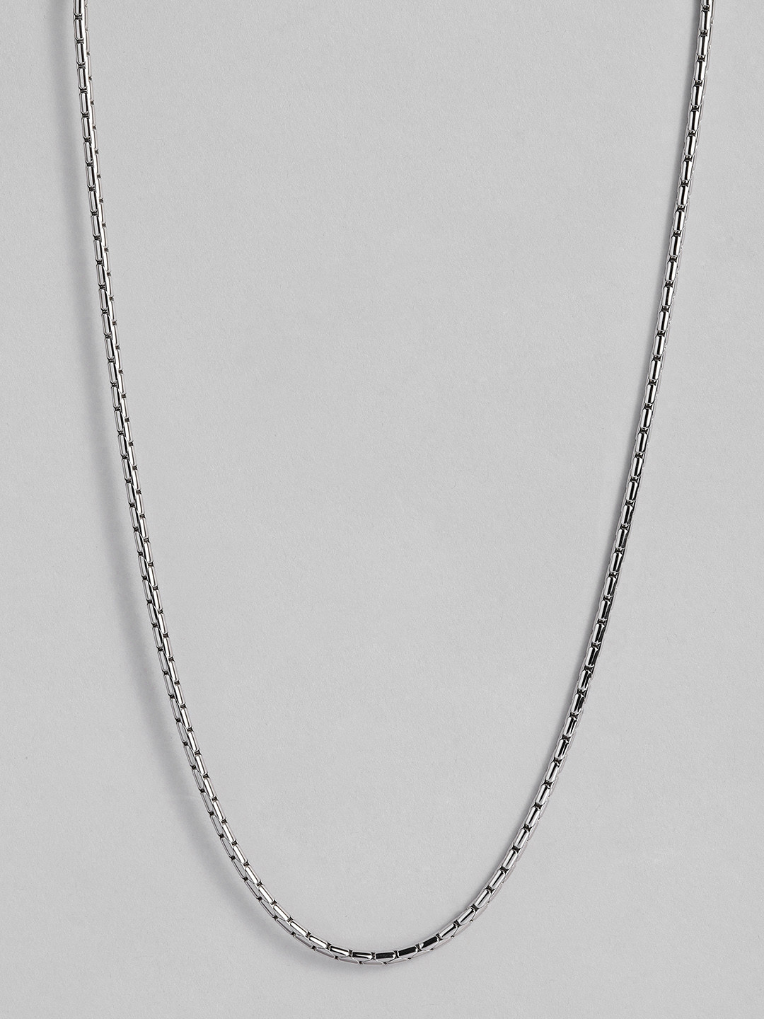 

BOSS Men Evan Brass-Plated Necklace, Silver