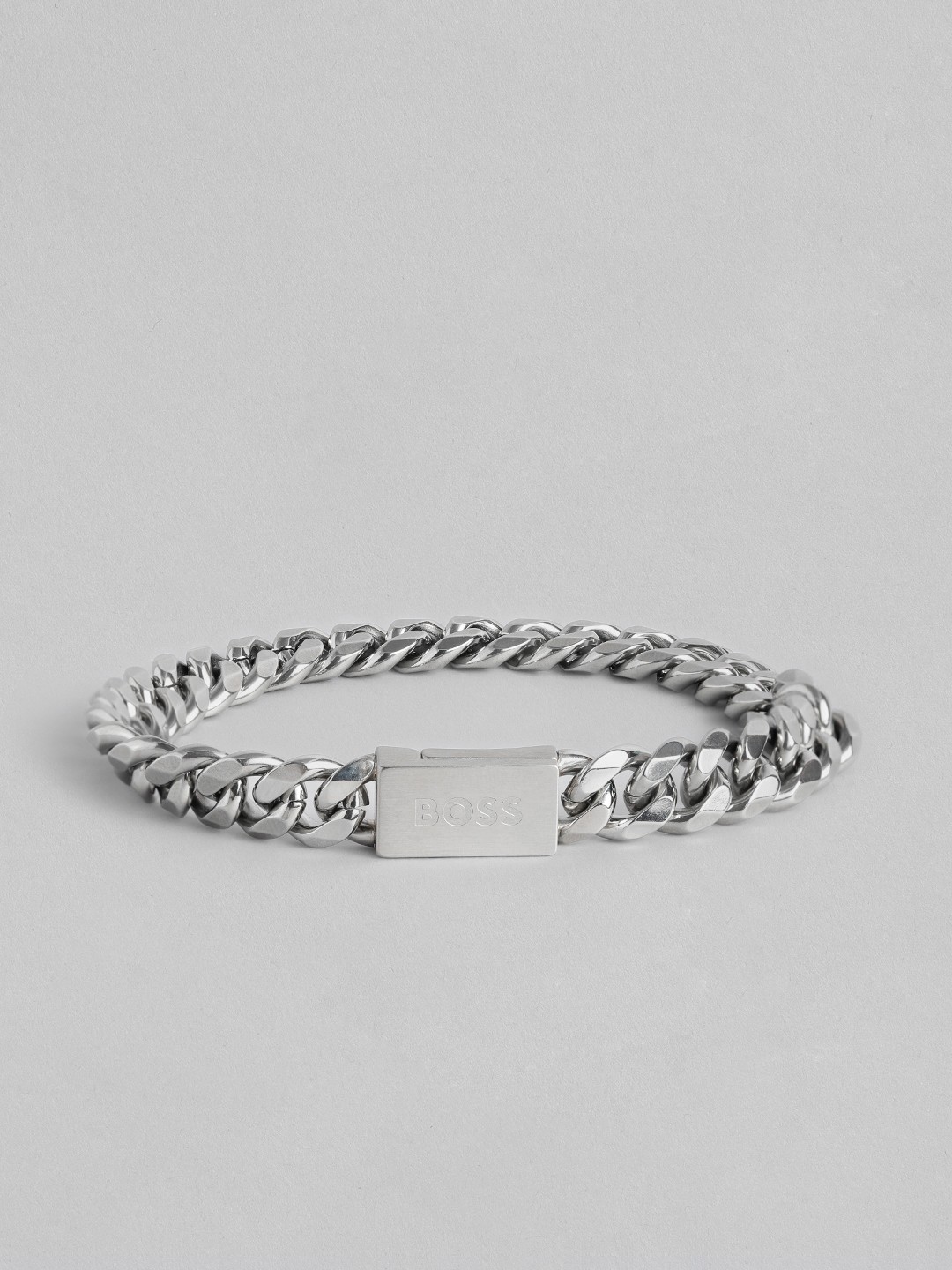 

BOSS Men Chain Link Bracelet, Silver