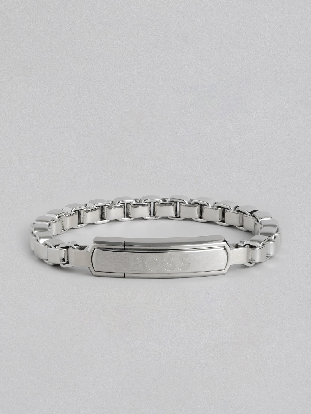 

BOSS Men Devon Link Bracelet, Silver