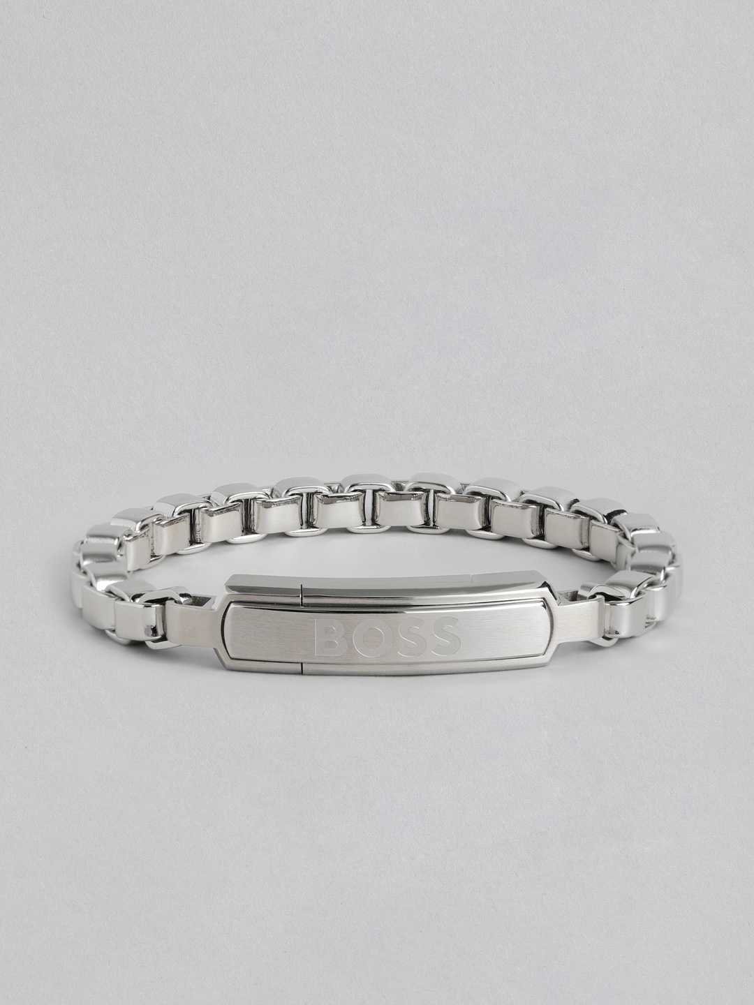

BOSS Men Devon Link Bracelet, Silver