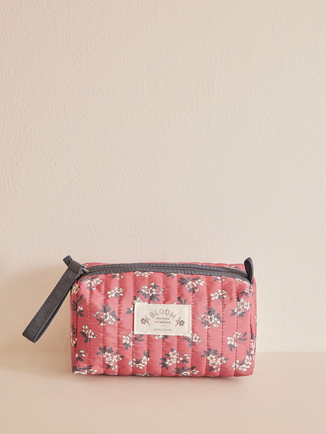 

women'secret Printed Travel Accessory Pouch, Pink