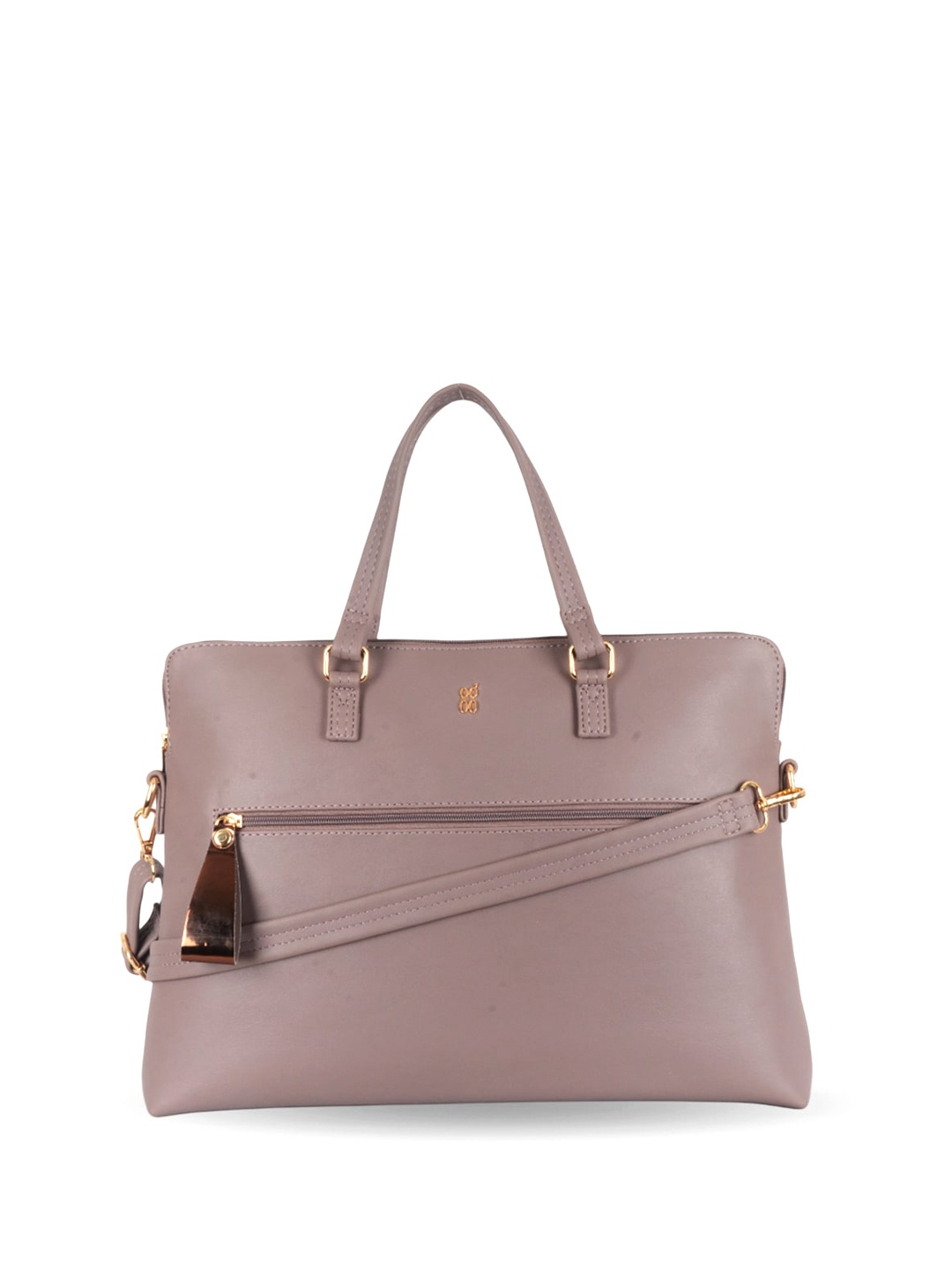 

Baggit Textured Structured Handheld Bag, Lavender