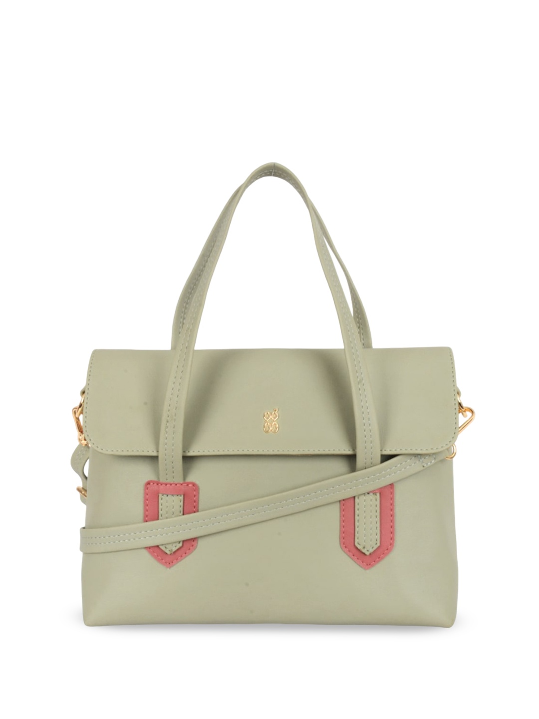 

Baggit Structured Handheld Bag, Green