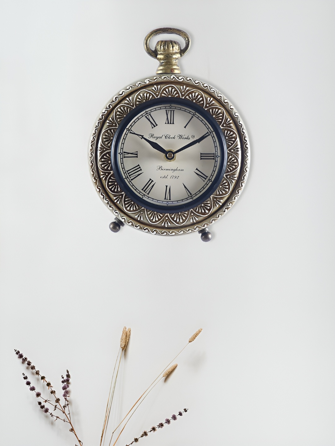 

Aura Grey Textured Analogue Contemporary Wall Clock