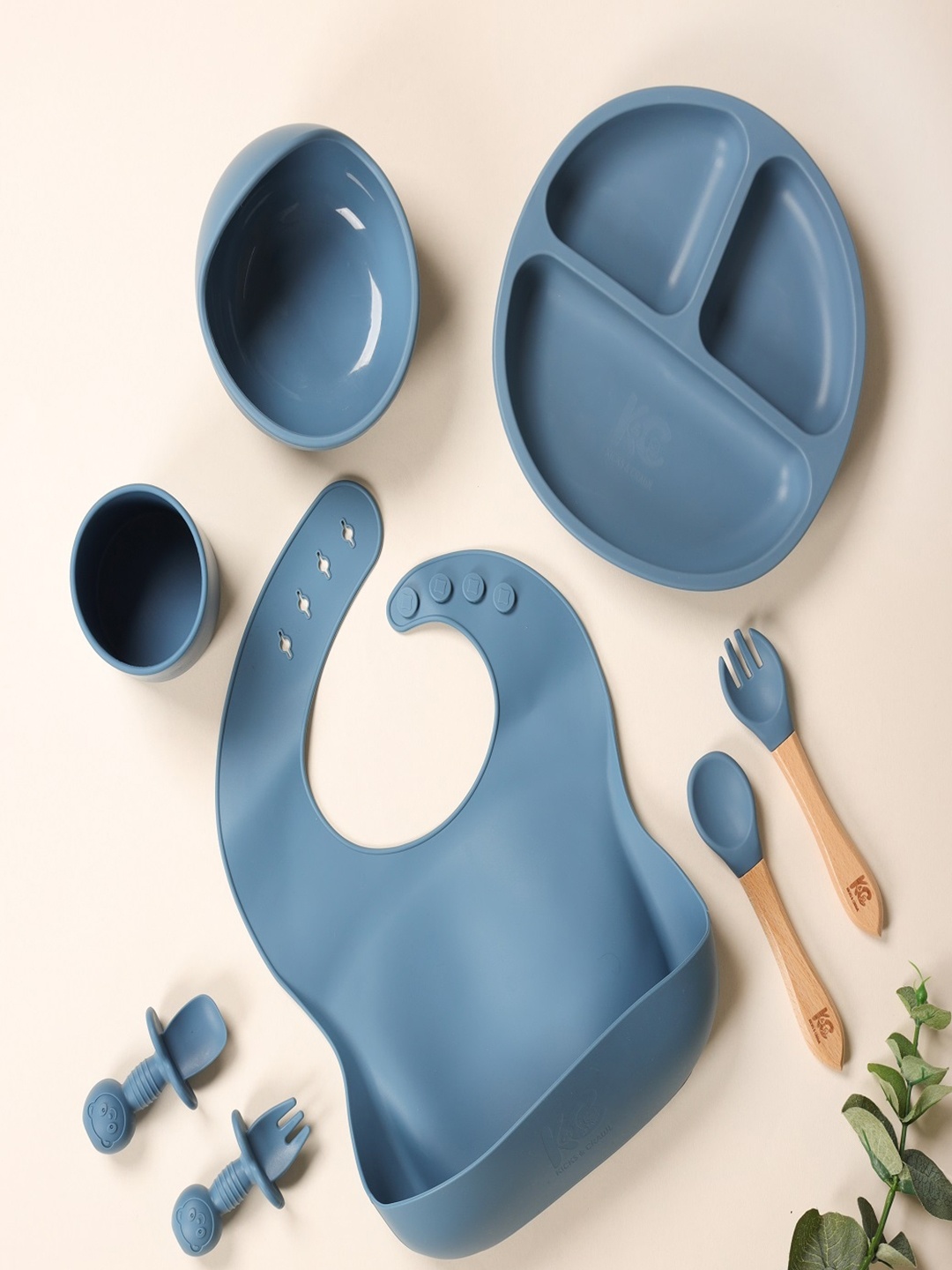 

KICKS & CRAWL Infants Munch Mate Meal Set, Blue