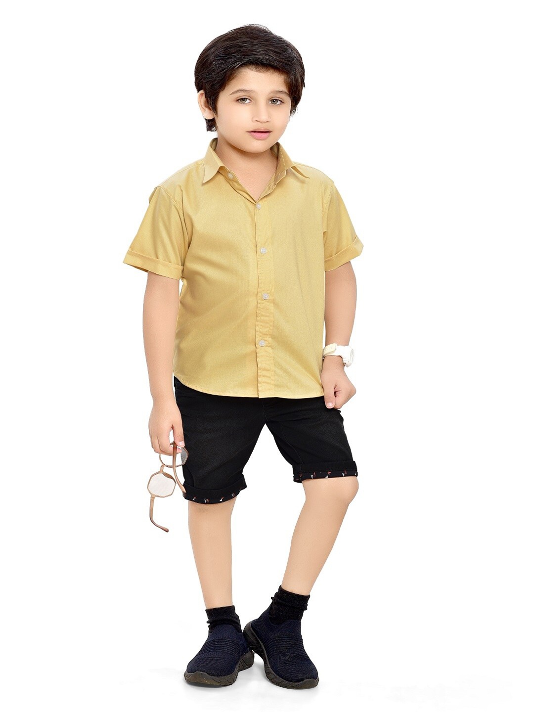 

BAESD Boys Comfort Opaque Casual Shirt, Yellow