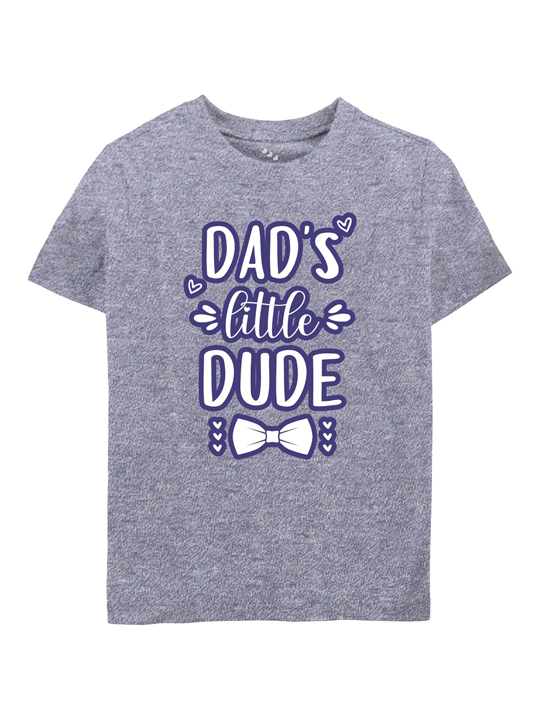 Zeezeezoo Kids Typography Printed Cotton T-shirt, Purple