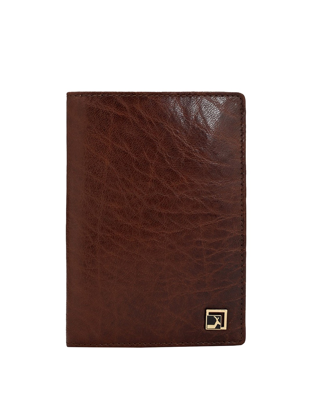 

Da Milano Textured Leather Passport Cover Travel Accessory, Brown
