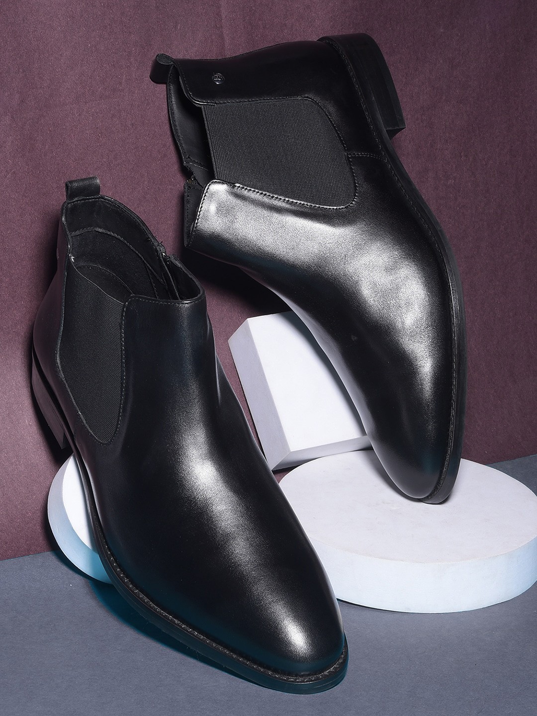 

Hush Puppies Men Chelsea Boots, Black
