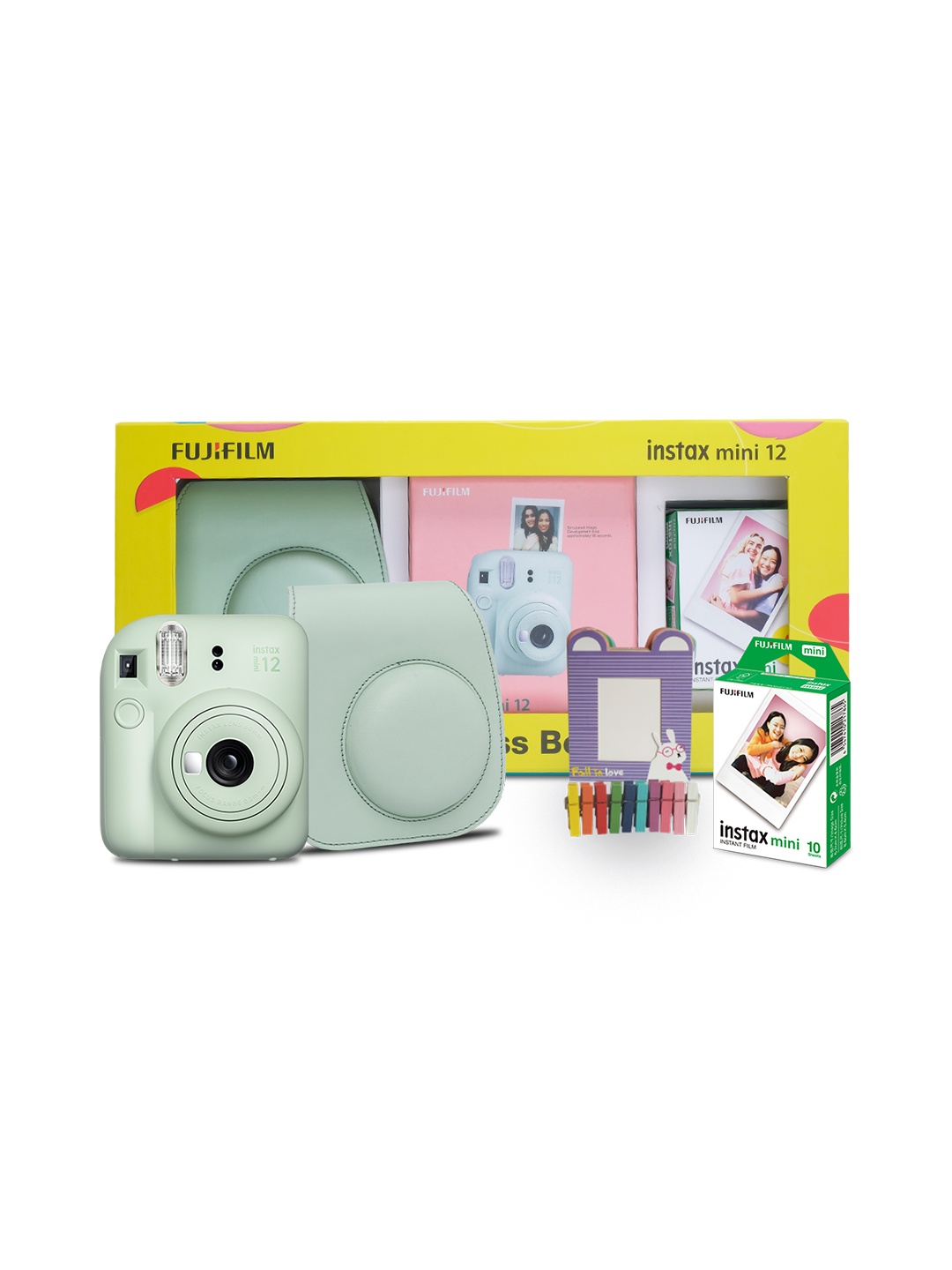 

FUJIFILM Green Mini 12 Happiness Box with 40 Shots