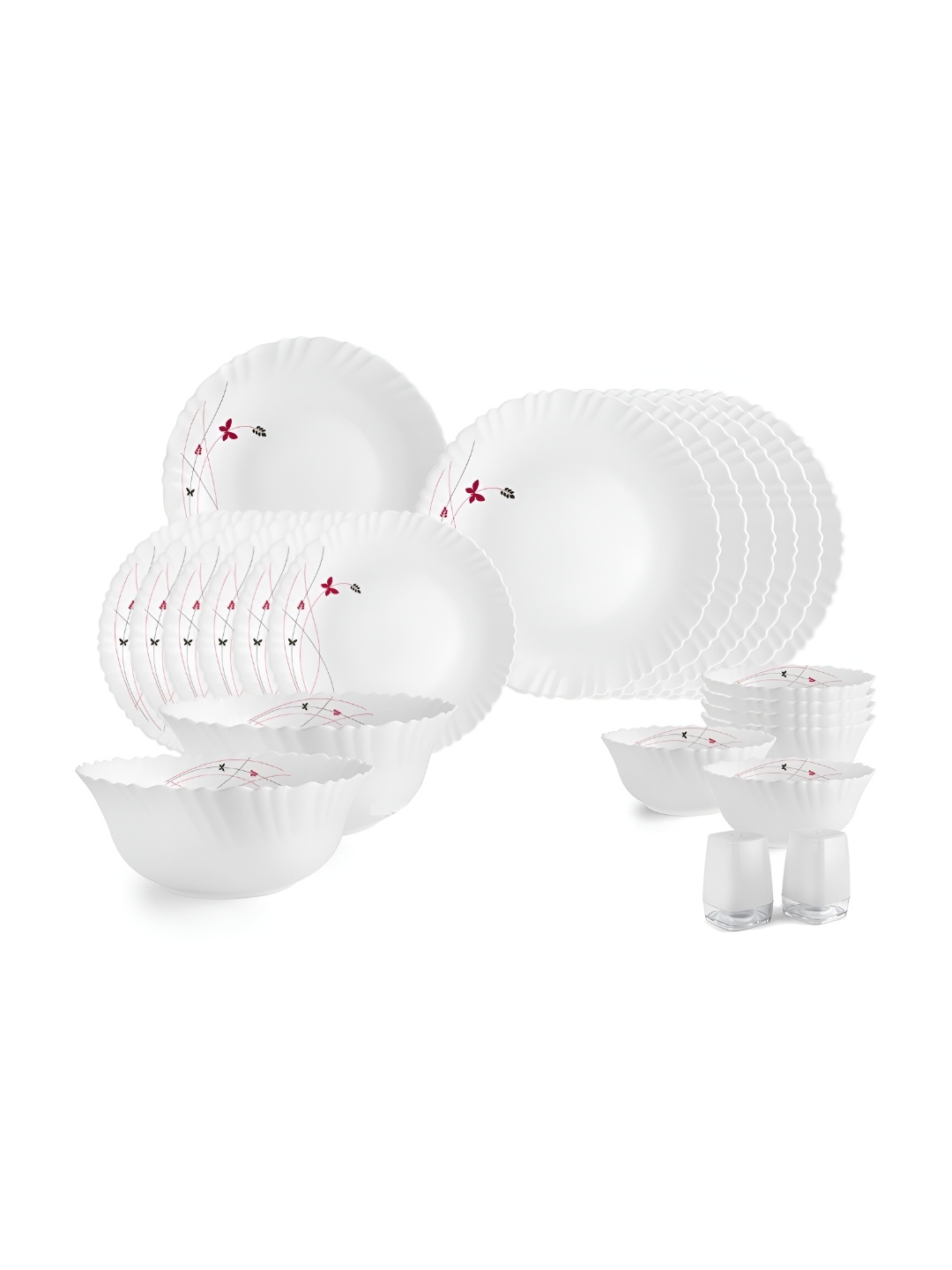 

Cello Dazzle White 23 Pieces Dinner Set