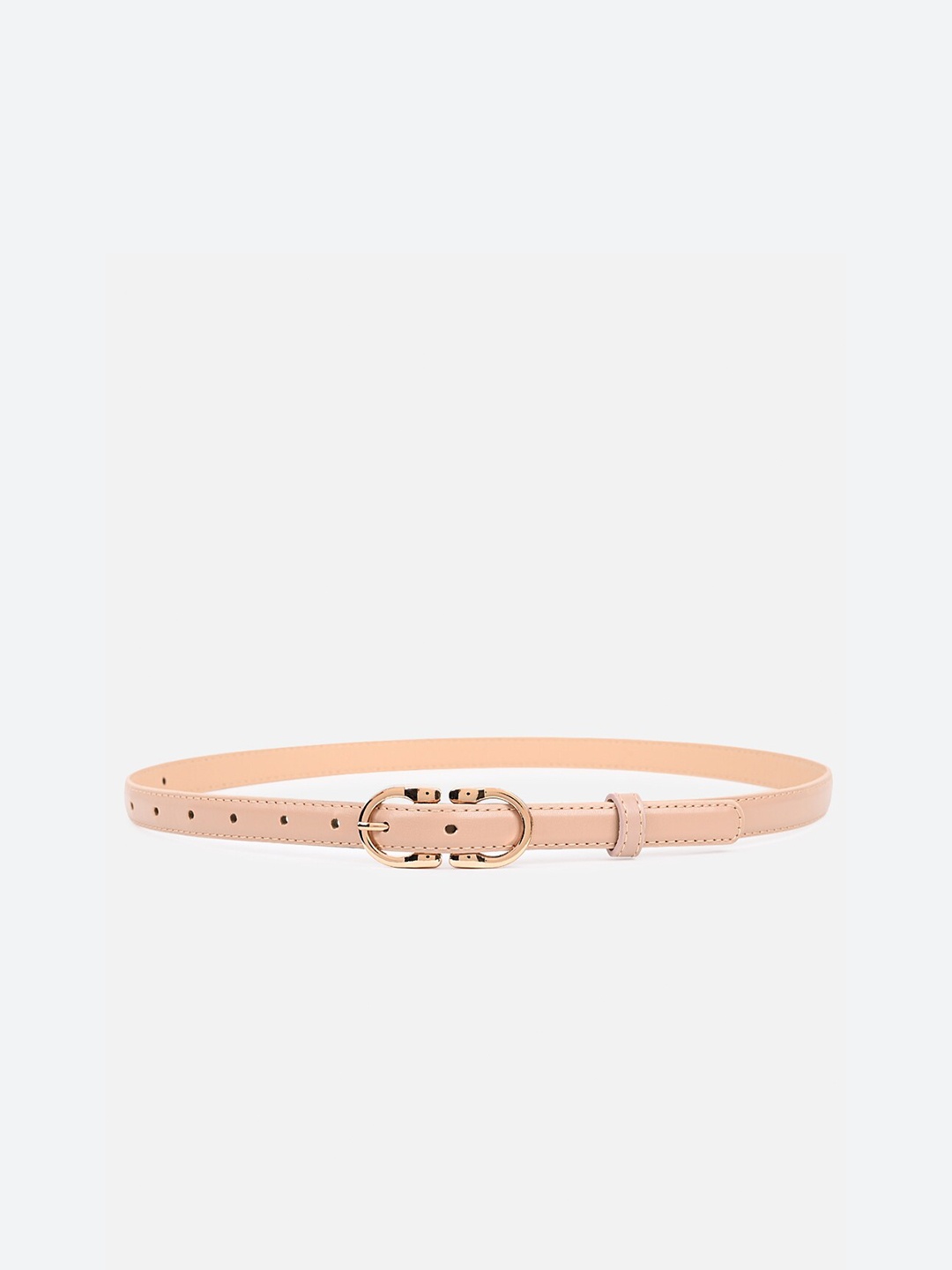 

Kazo Women Leather Belt, Beige