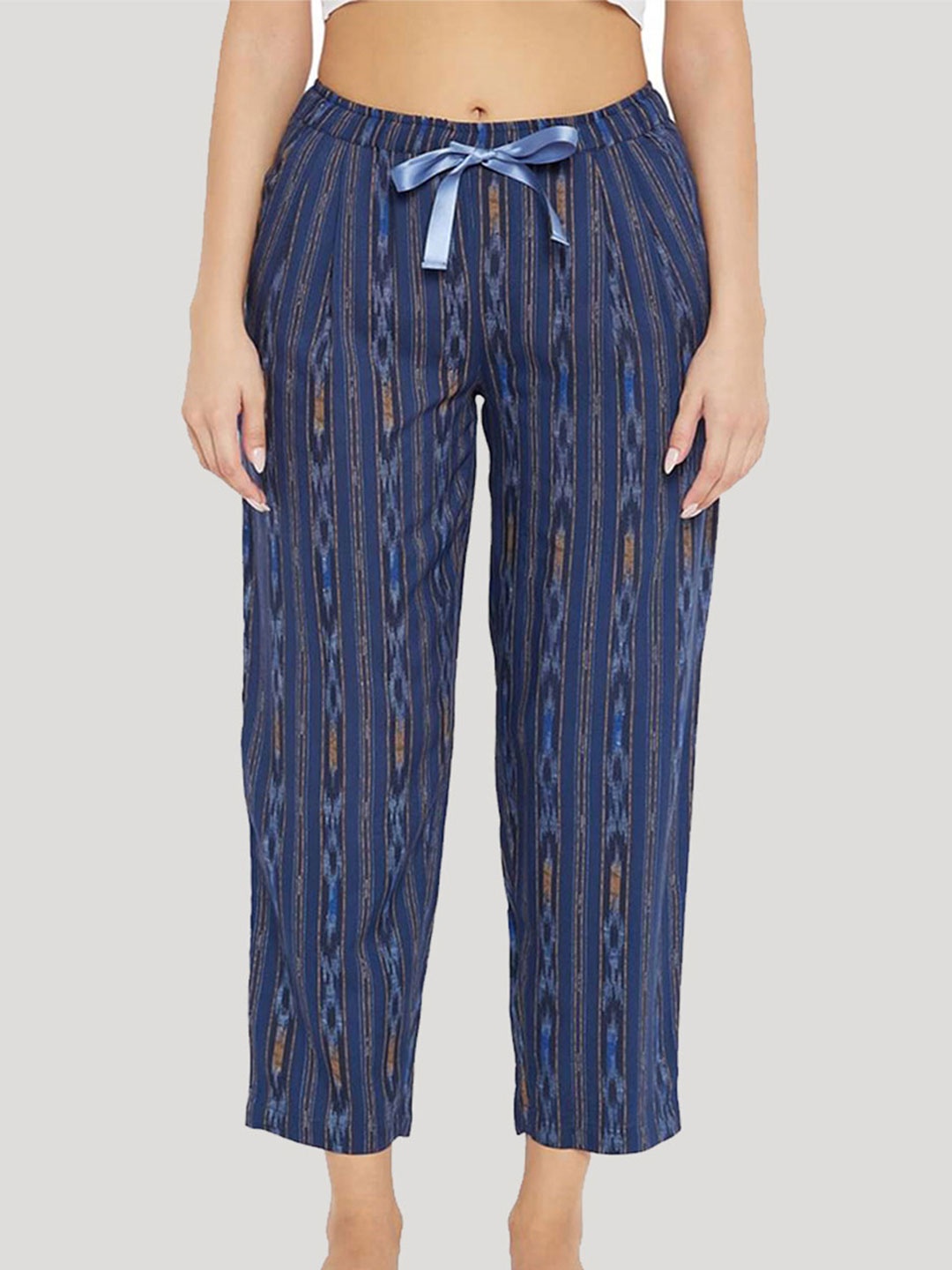 

Style Shoes Women Printed Lounge Pant, Blue
