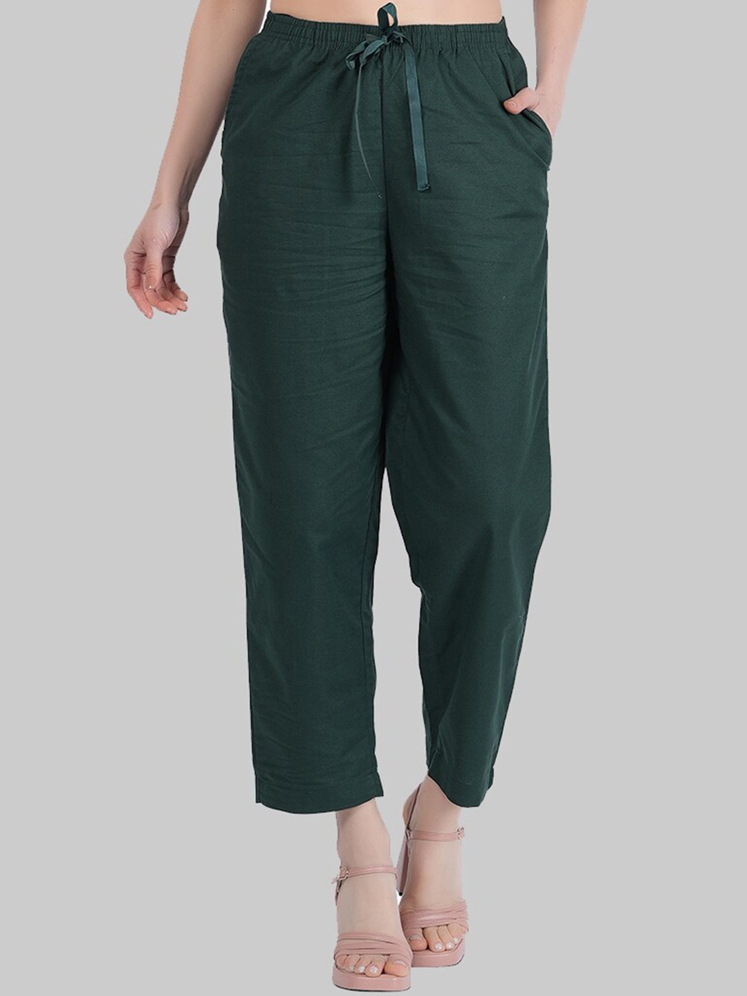 

Style Shoes Women Mid-Rise Lounge Pants, Green
