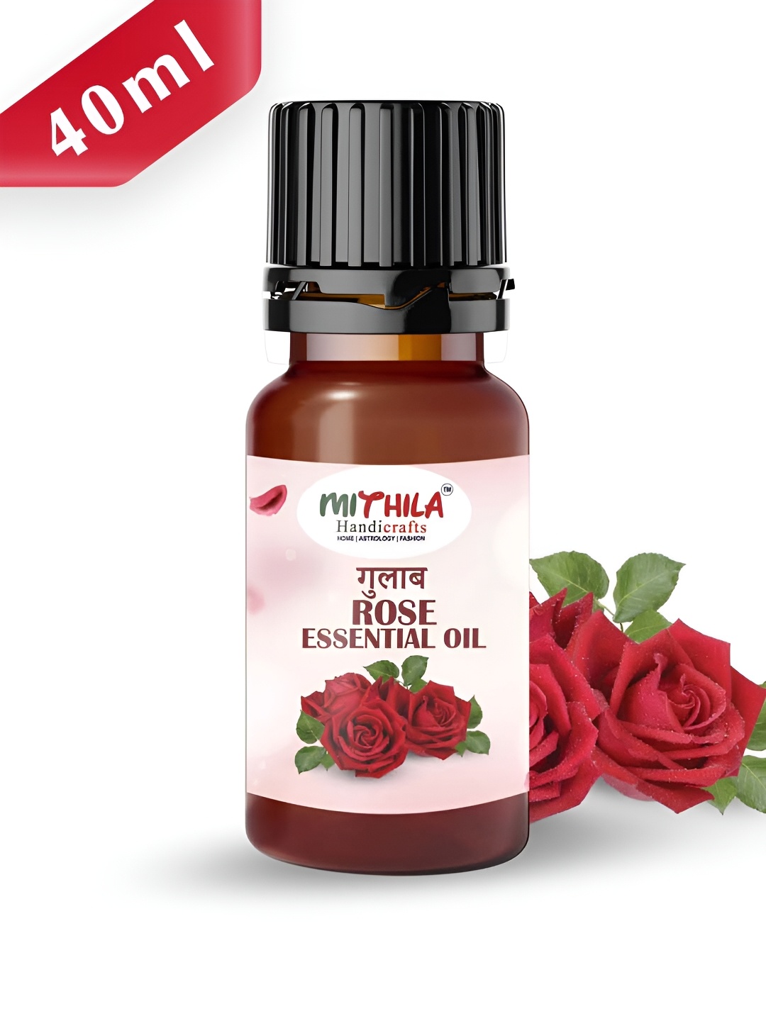 

MITHILA Handicrafts Red Rose Essential Oil