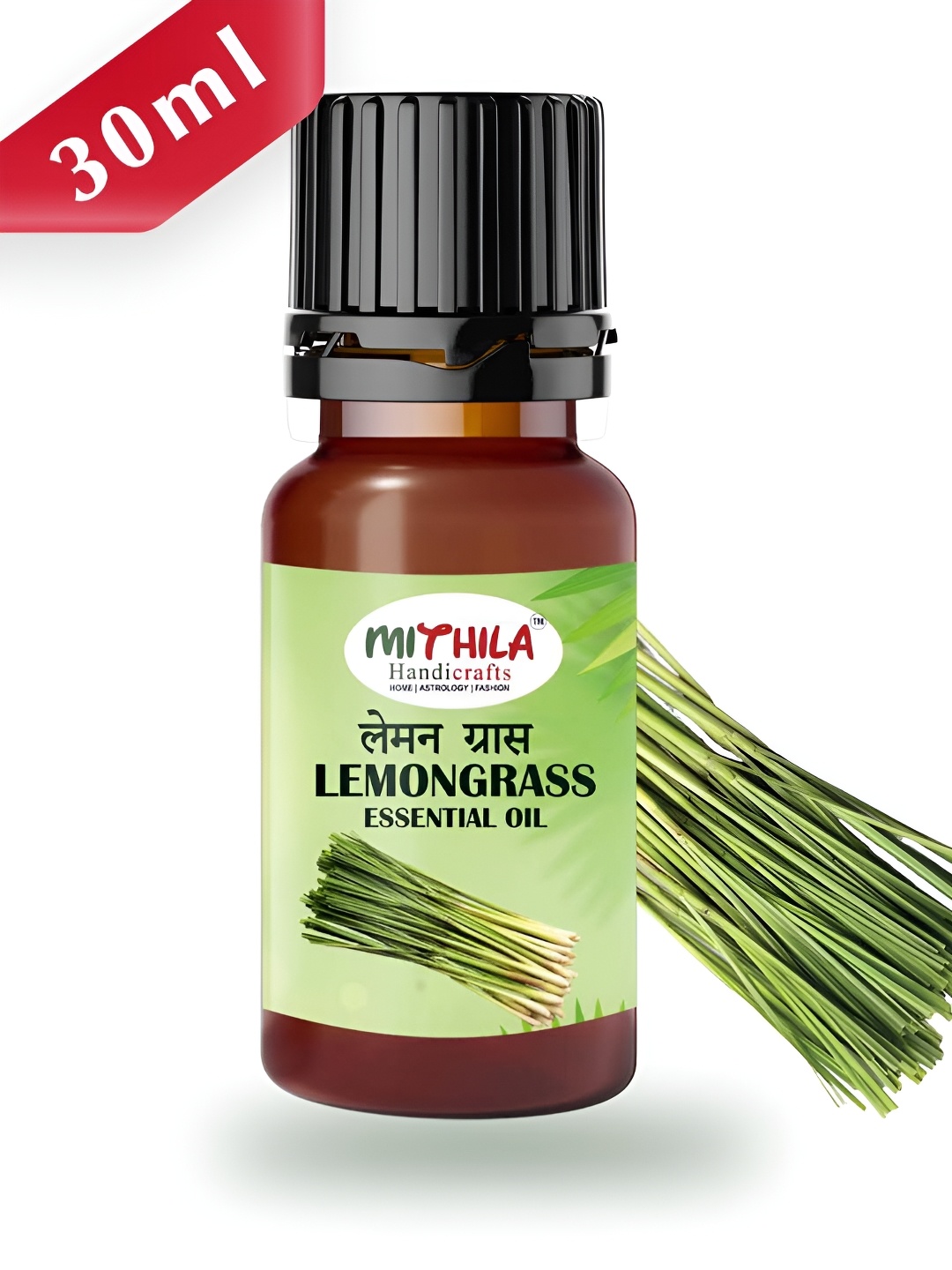 

MITHILA Handicrafts Green Lemongrass Aroma Oil