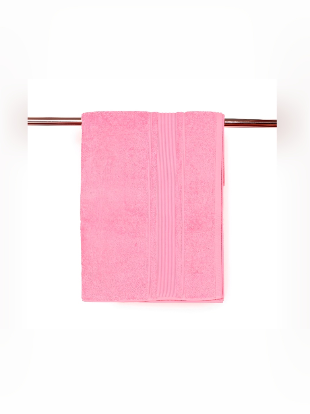 

HANDICRAFT PALACE Pink Cotton 300 GSM Bath Towel