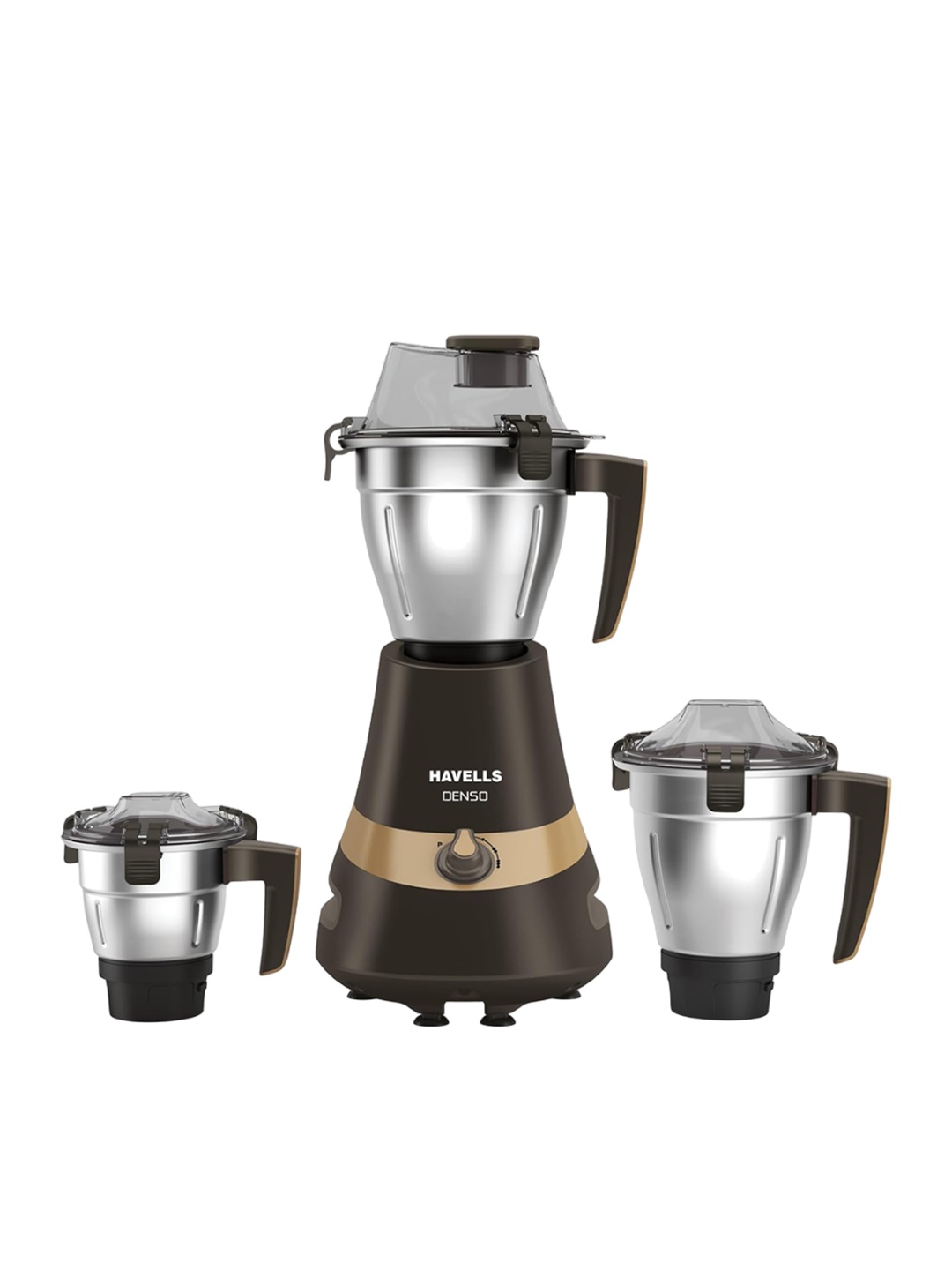 

Havells Denso Brown 900 Watts 3 Big Sized Jars Heavy Motor SS Juicer Mixer Grinder